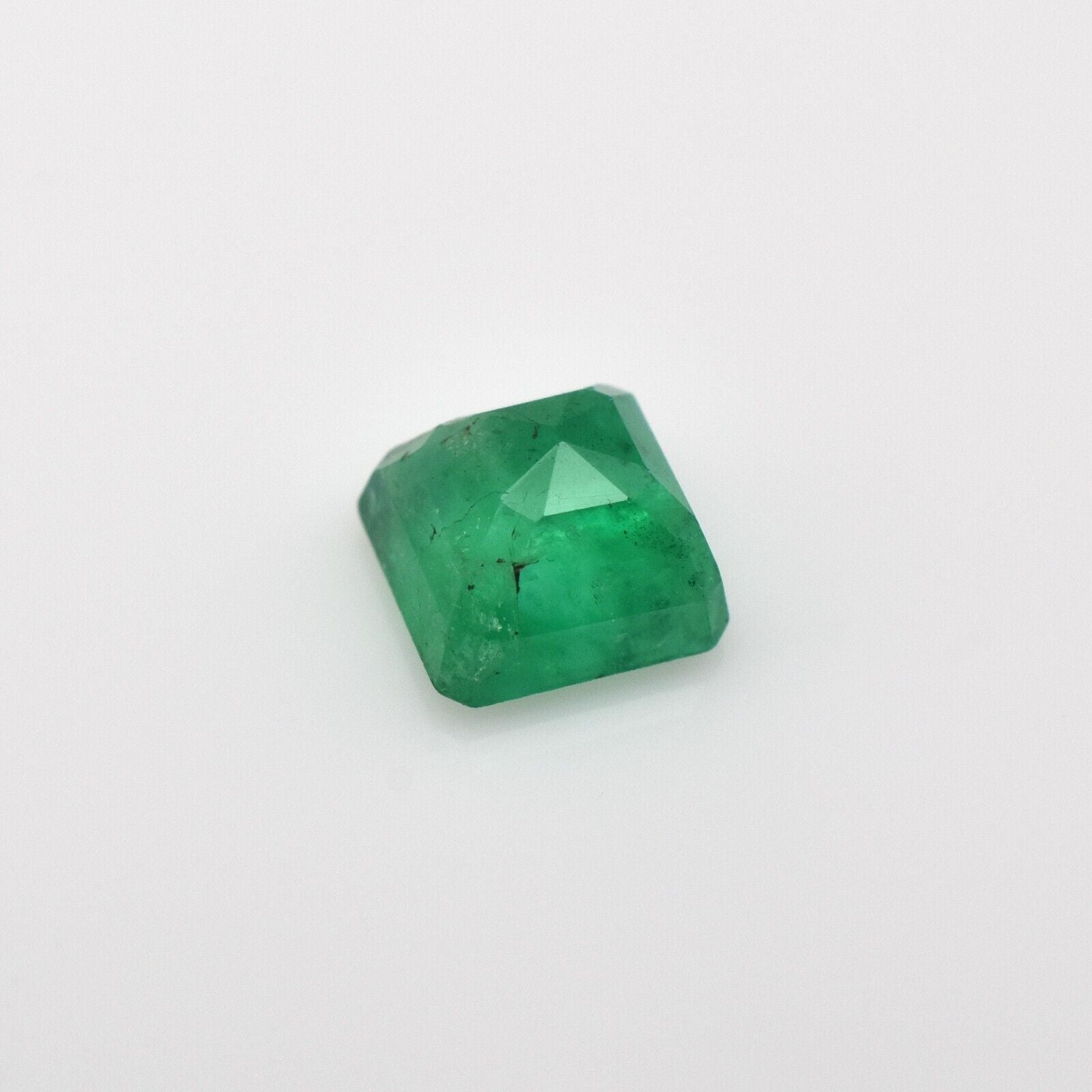 Natural Emerald Square 6mm 0.81 Ct Gemstone Ring/May Birthstone/Gift for her