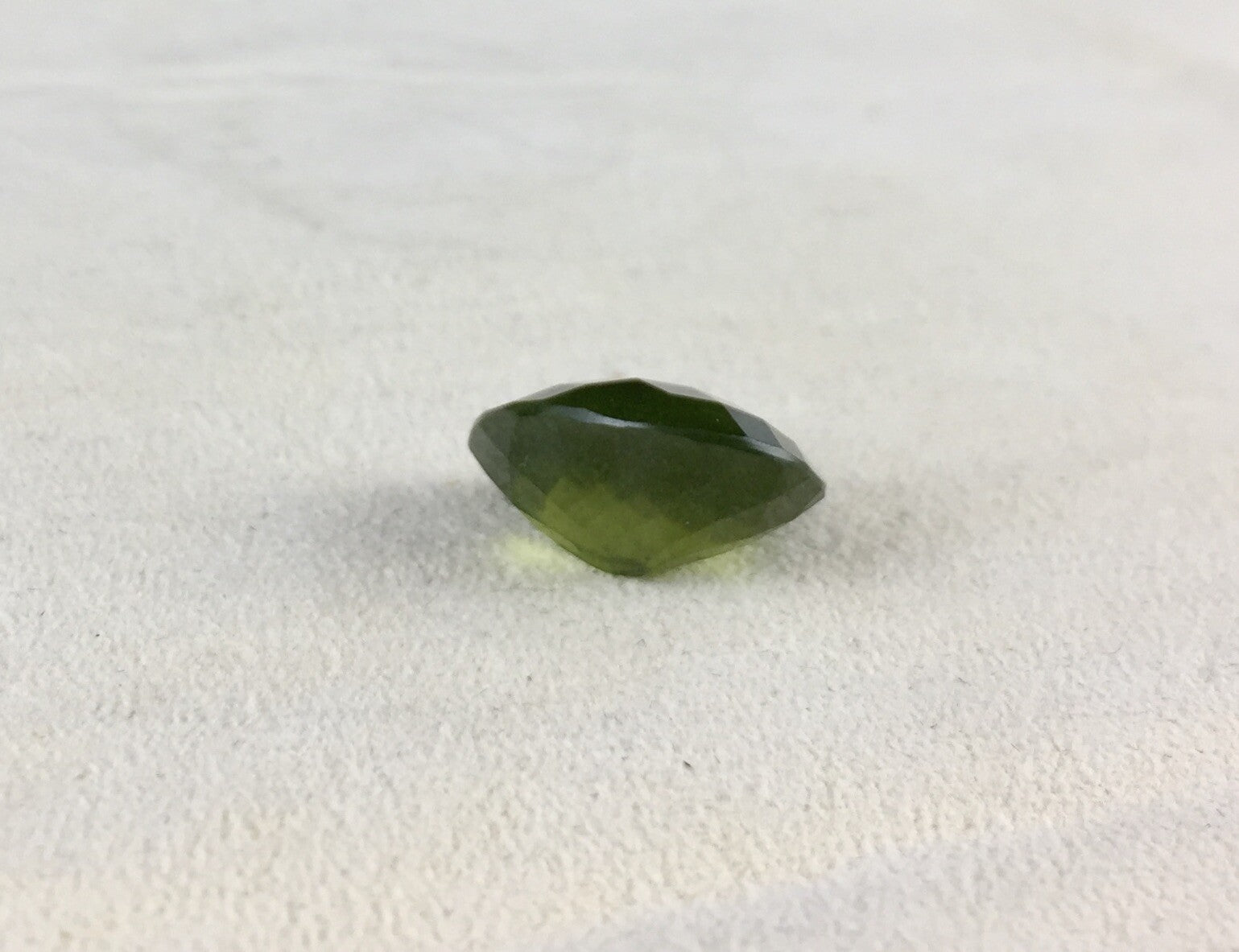 Natural Green Vesuvianite Idocrase 16.06ct Pear Cut Gemstone For Ring Pendant