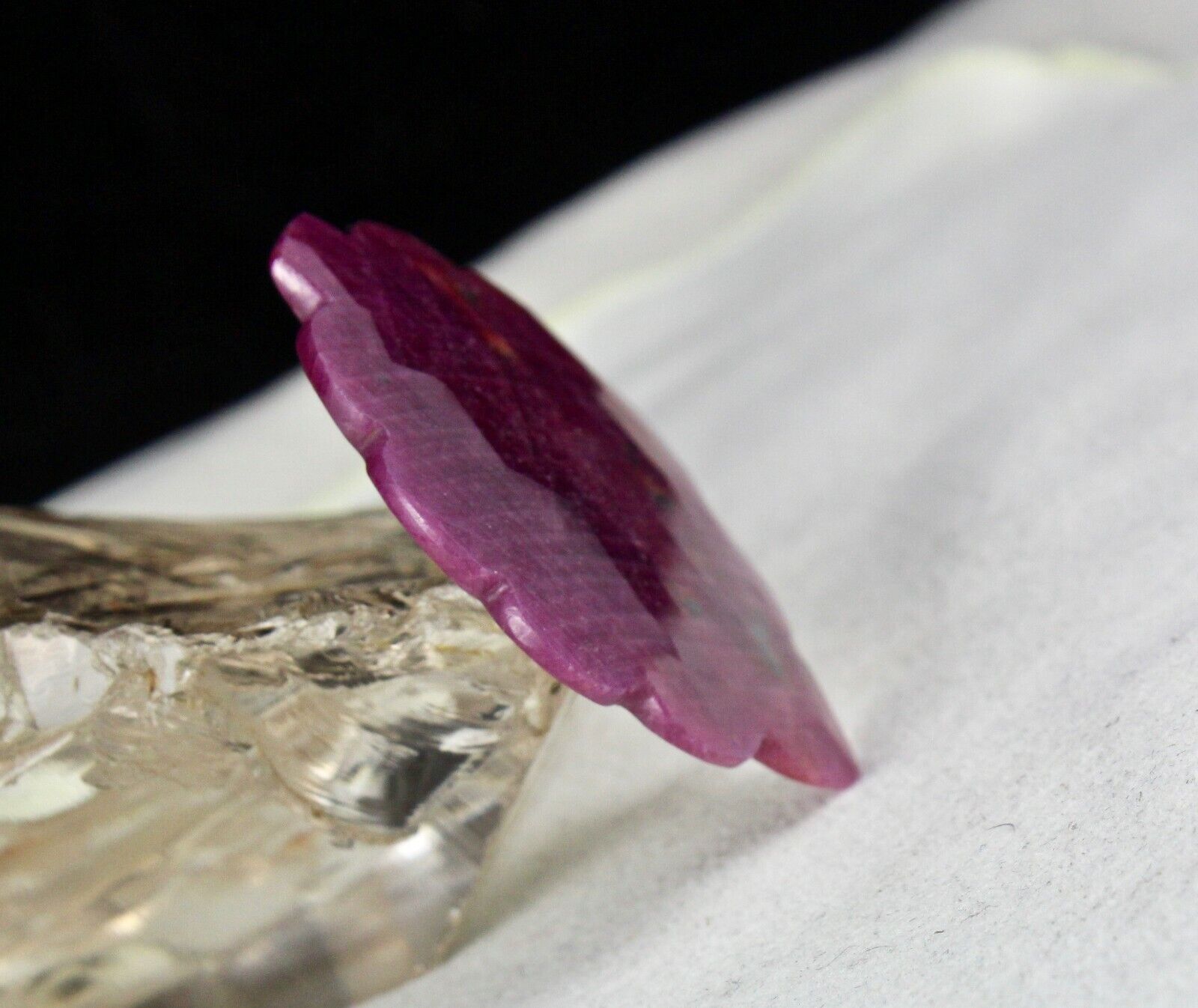 UNHEATED NATURAL RUBY FANCY FACETED CABOCHON 121 CARATS GEMSTONE DESIGN PENDANT