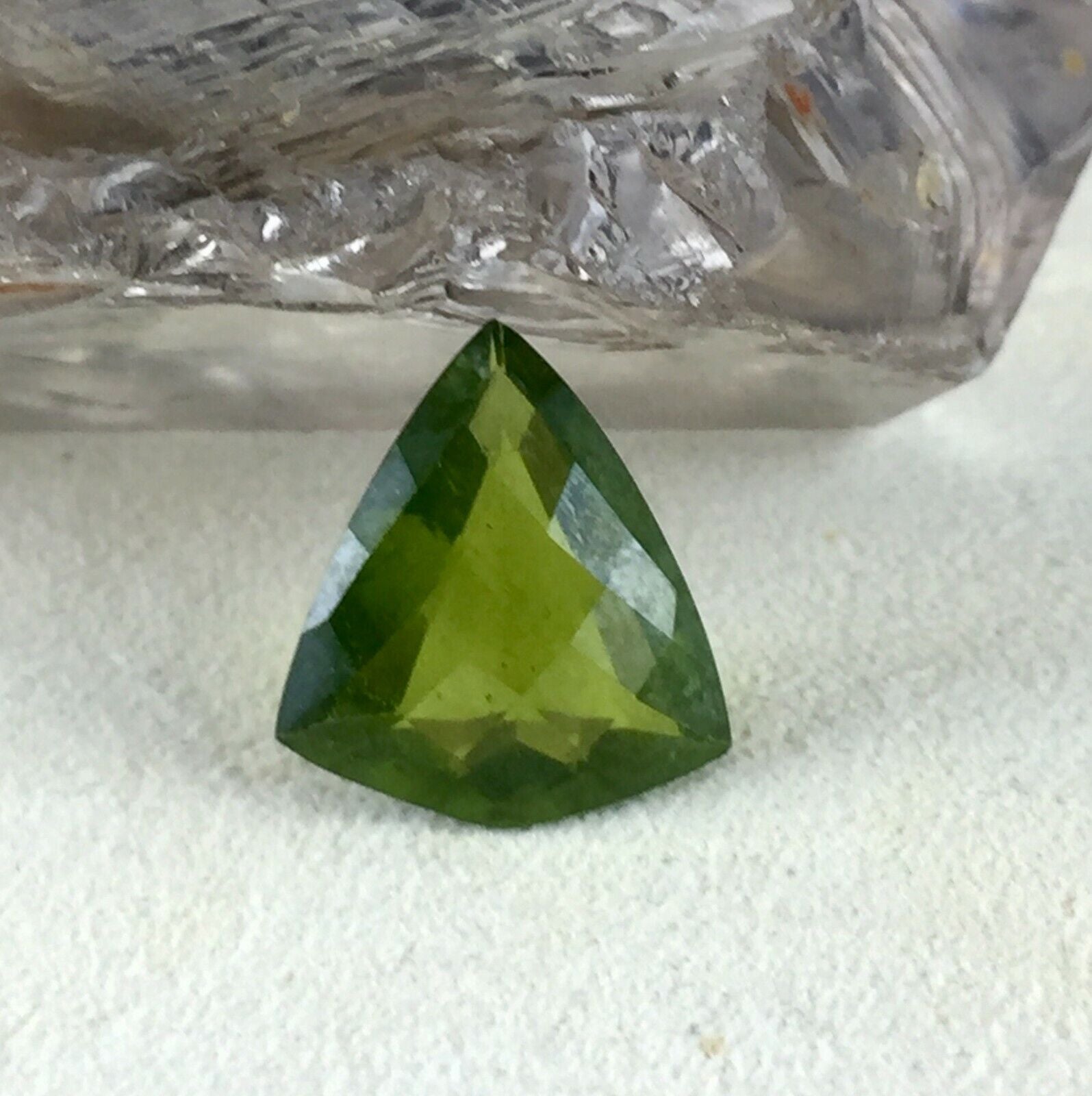 Natural Green Vesuvianite Idocrase Fancy Cut 8.24 Ct Gemstone For Ring Pendant