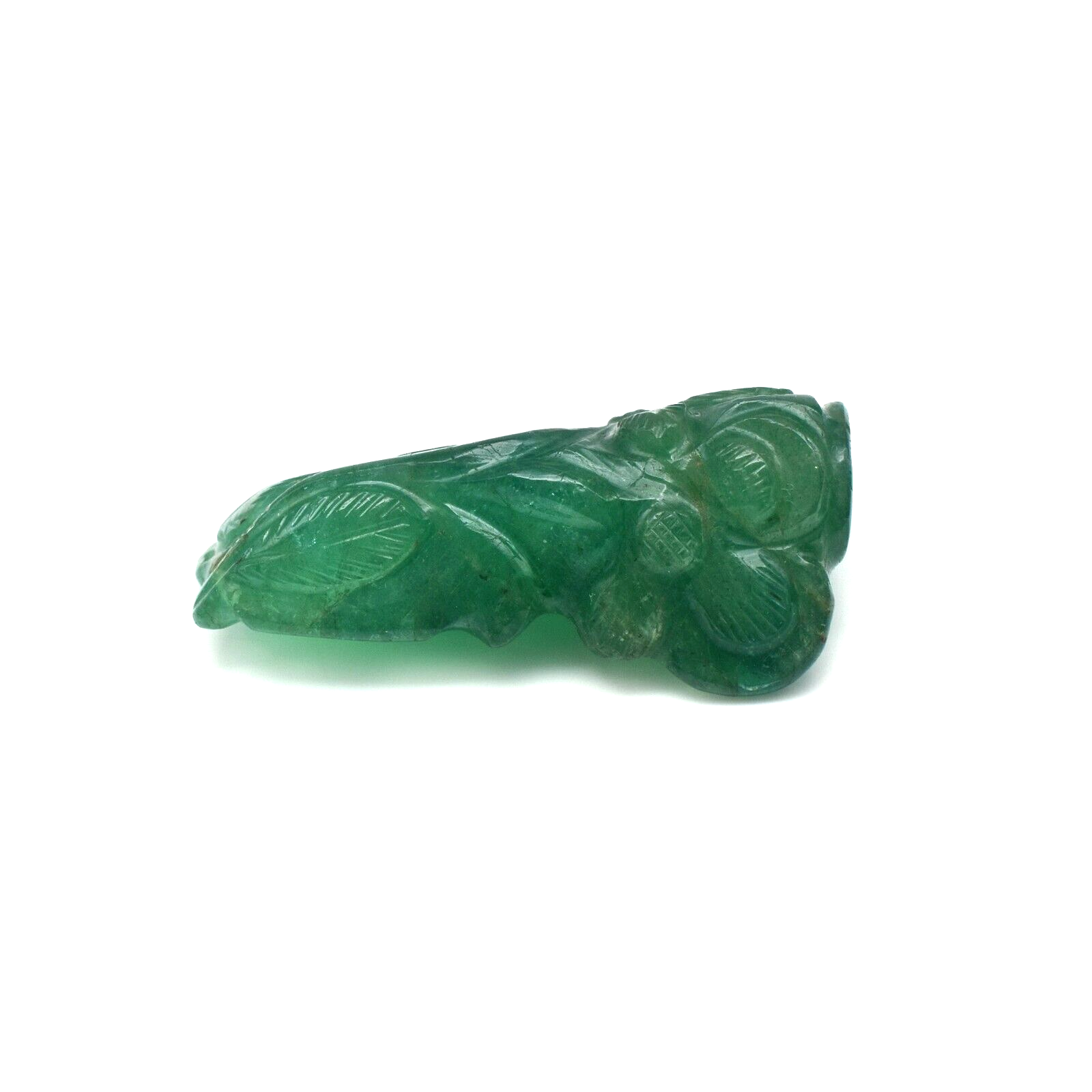 Certified Natural Zambian Emerald Flower Pendant 50.69 Ct 38x20mm Gemstone