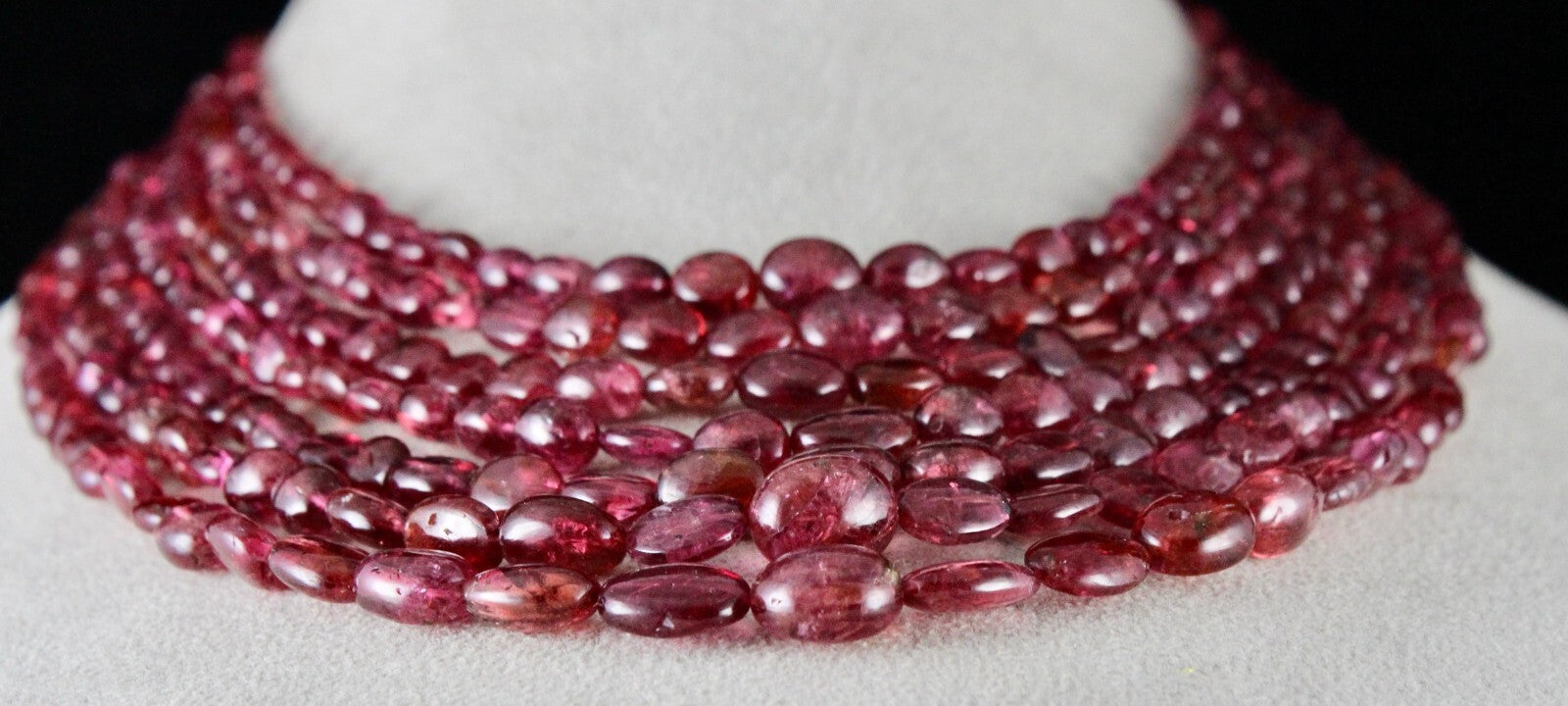 Certified Natural Red Spinel Necklace 705 Ct Statement Gemstone Jewelry Women