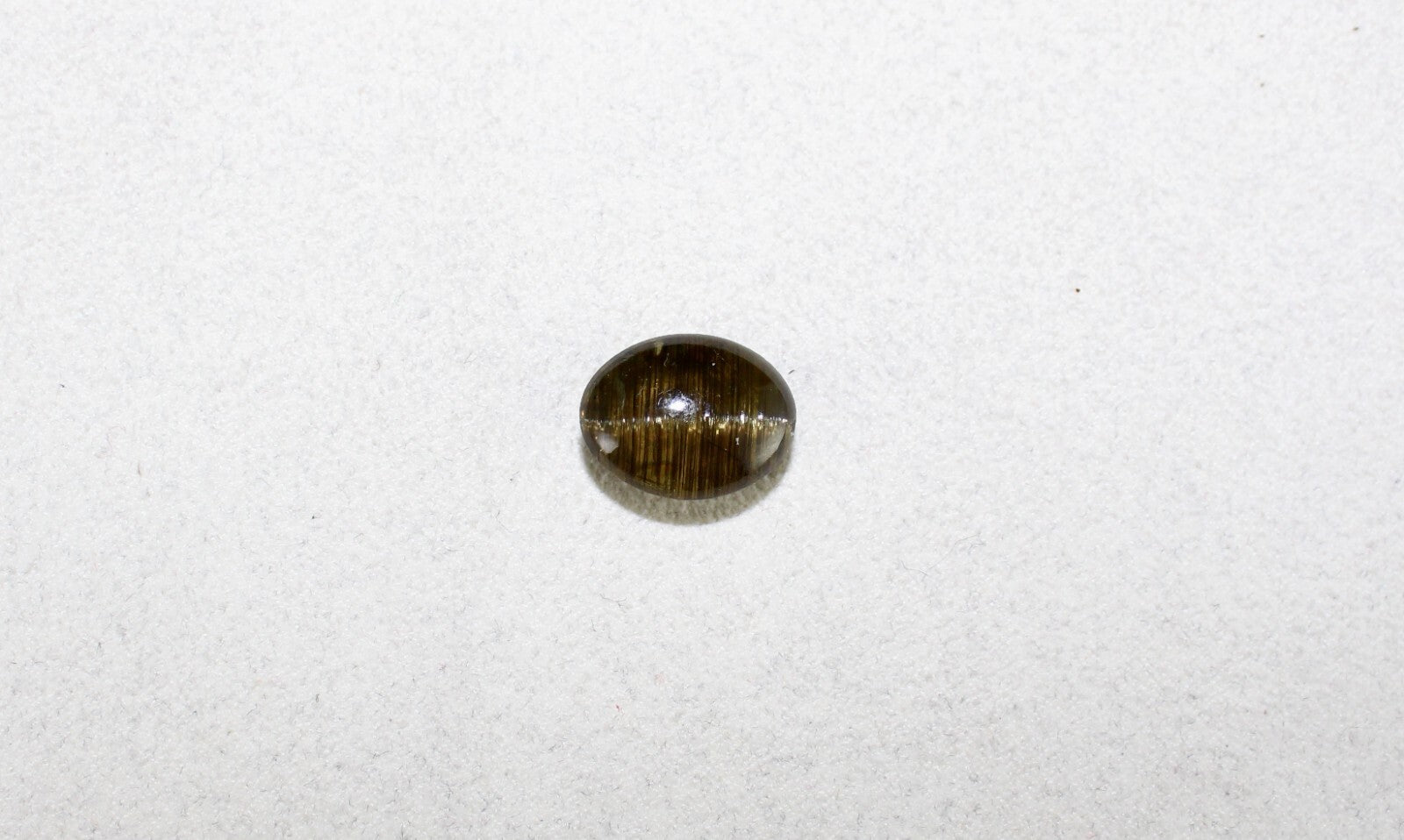 Certified Natural Cats Eye Apatite 11.78 Ct 15x12mm Green Gemstone For Pendant