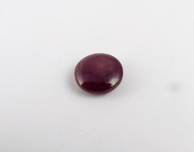 NATURAL 6 LINE STAR RUBY OVAL CABOCHON 21.35 CTS GEMSTONE FOR RING PENDANT