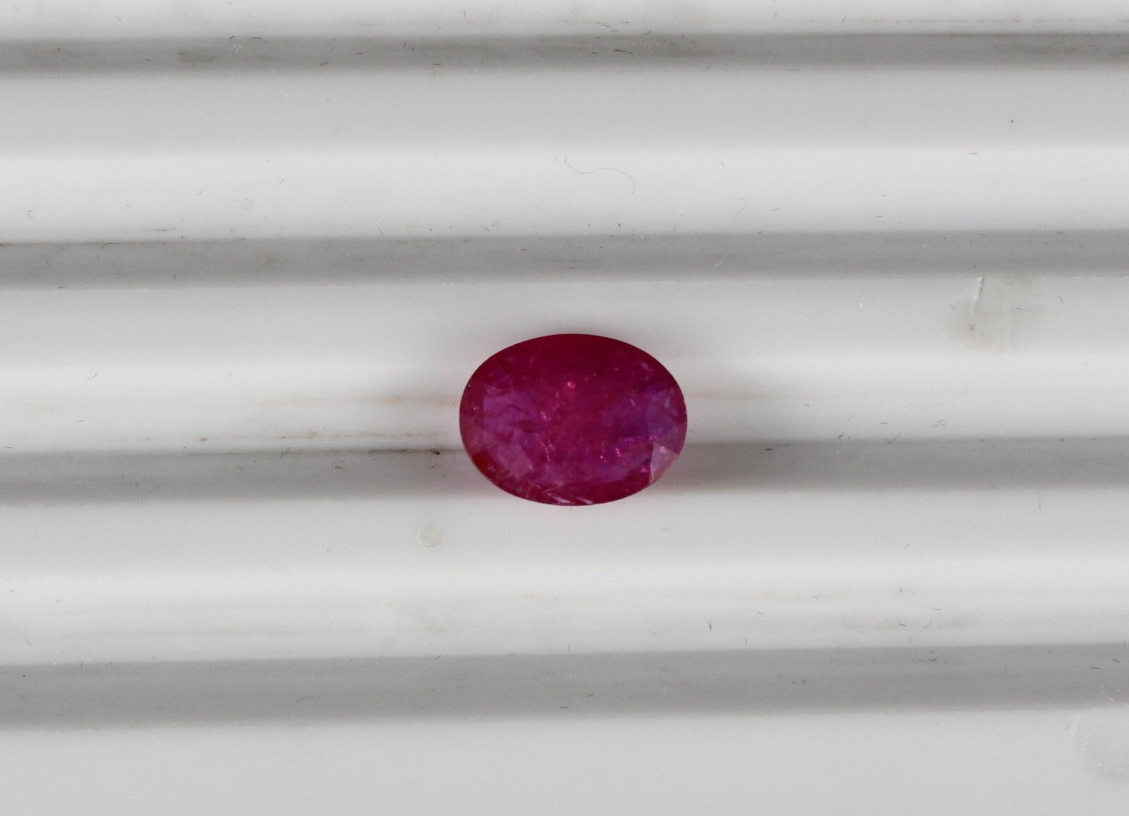 Certified Natural Ruby 4.95 Ct Oval Cut Unheated Mozambique Stone Pendant