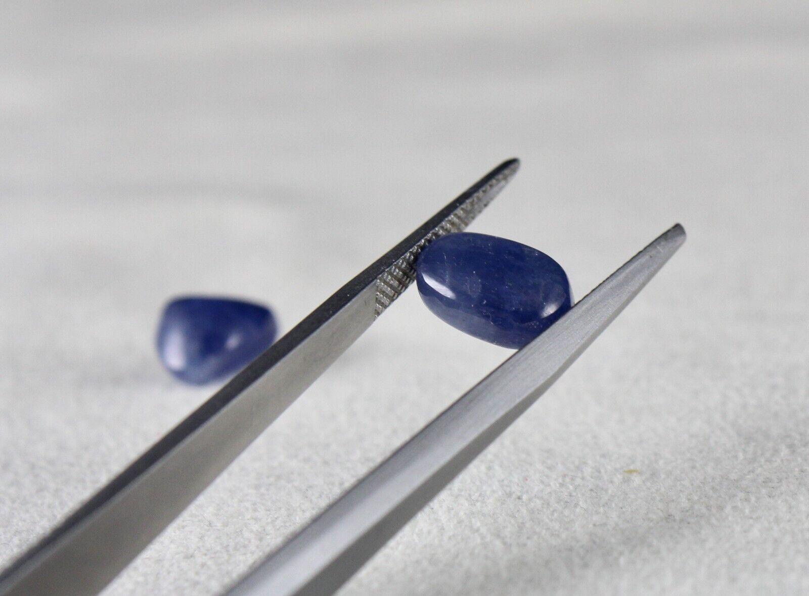 Natural Blue Sapphire Oval Pair 10.07 Carat Untreated Gemstone Earring Designing