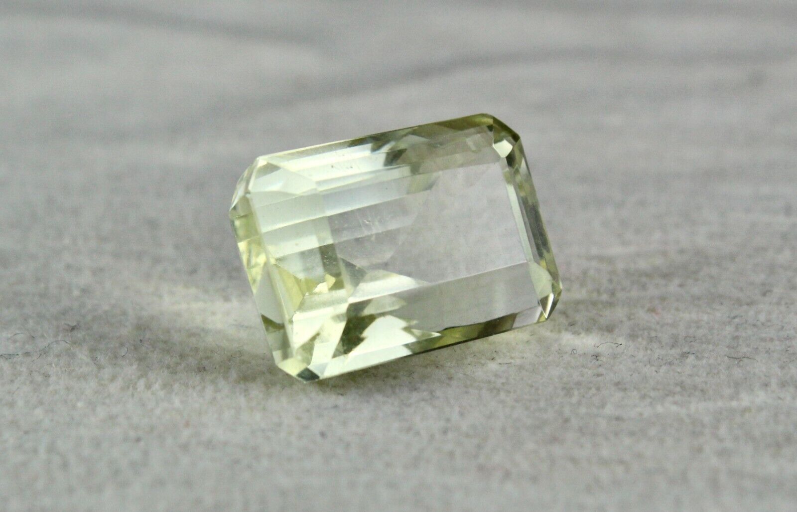 Natural Lemon Quartz Octagon Cut 19 x 13 mm 25.05 Cts Big Gemstone Pendant Ring