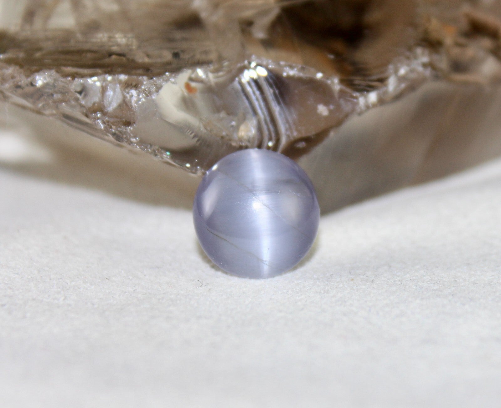 Certified Natural Blue Iolite Cat's Eye 8.97 Ct Gemstone Ring Pendant