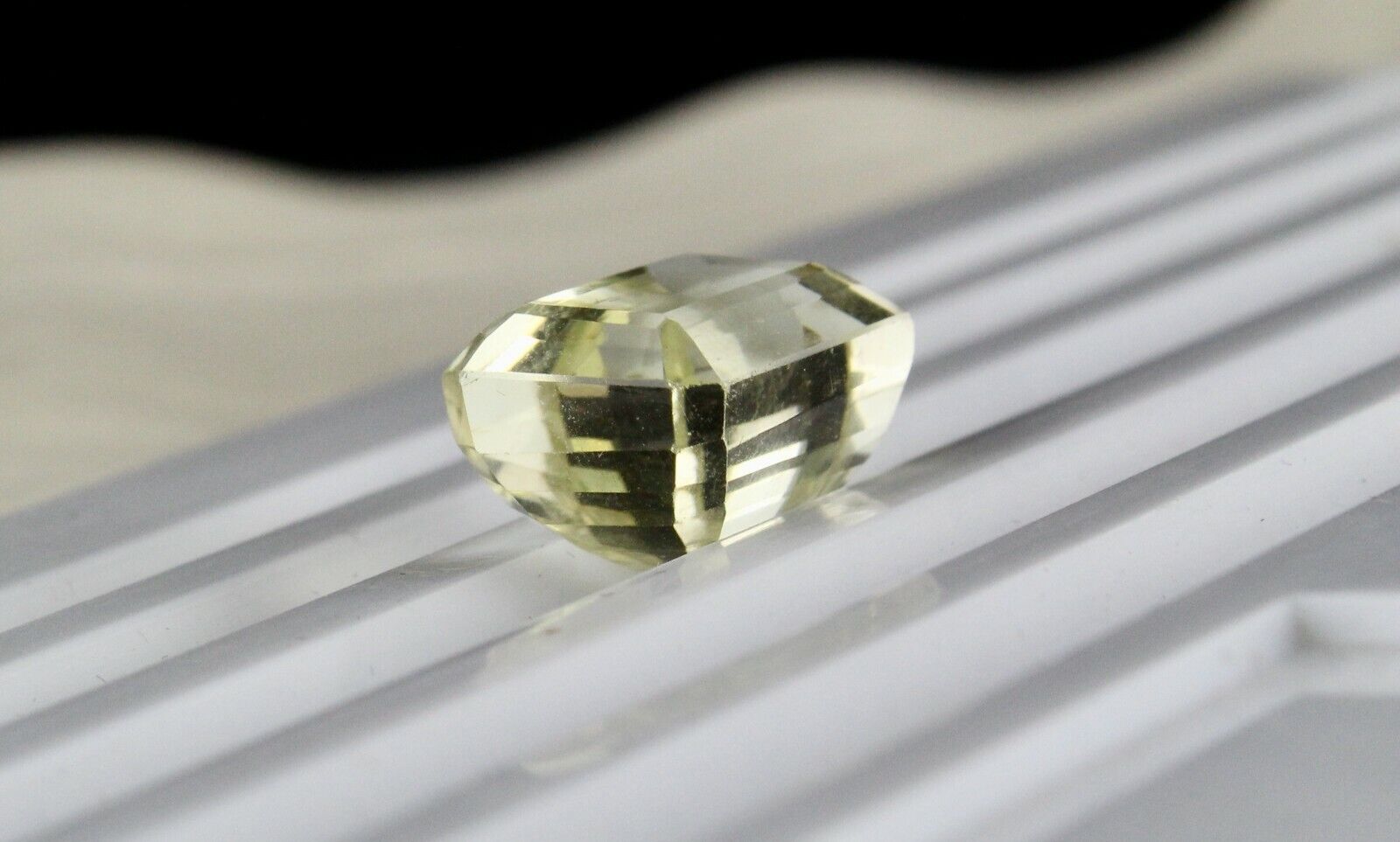 Natural Lemon Quartz Octagon Cut 19 x 13 mm 25.05 Cts Big Gemstone Pendant Ring