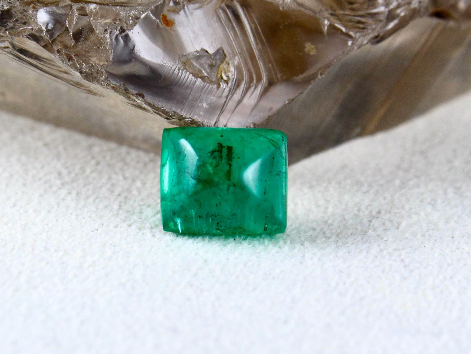 Certified Gsi Natural Zambia Emerald 6.98ct Sterling Silver Ring Pendant