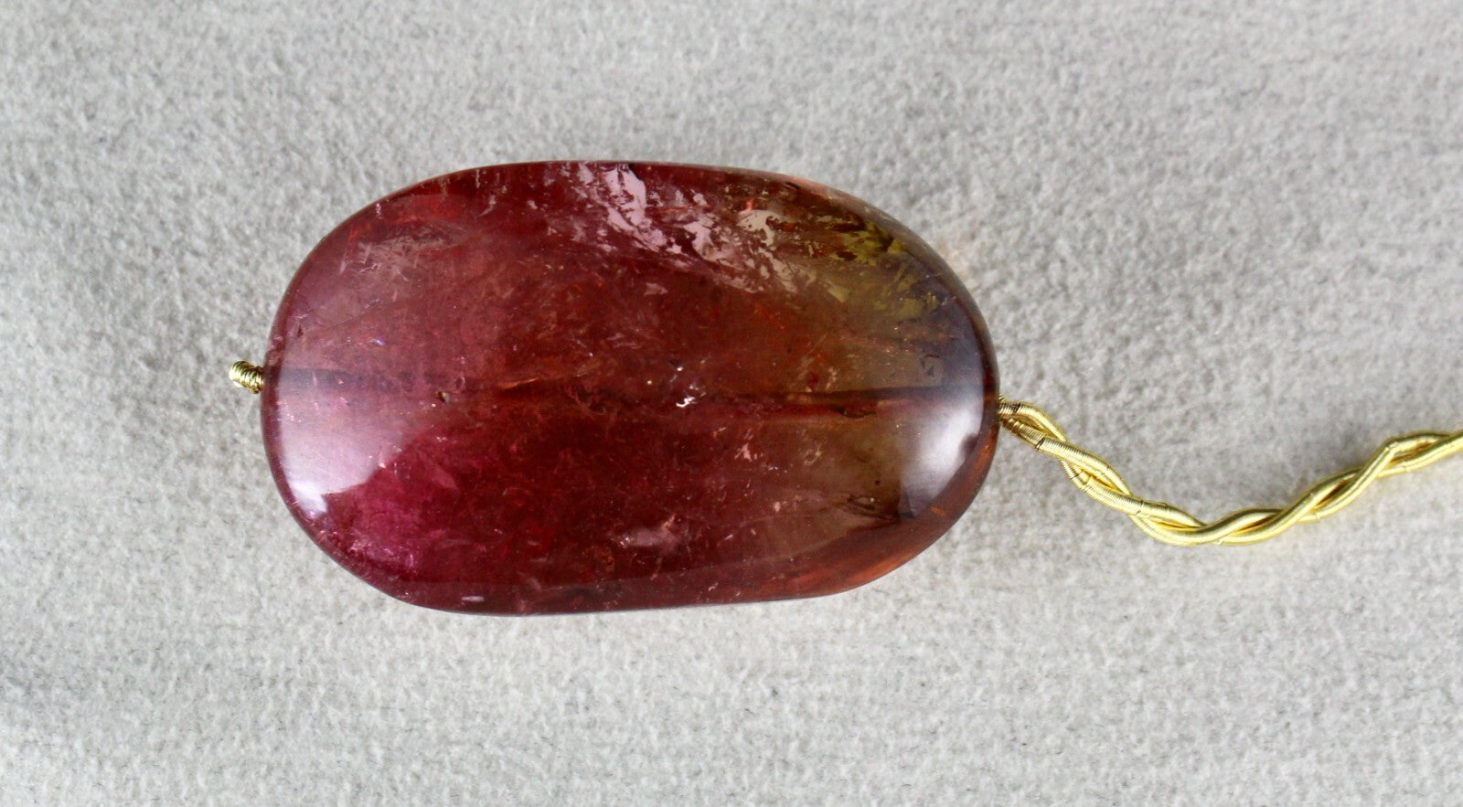 Certified Natural Tourmaline Rubellite 131 Ct Multi Gemstone Pendant Design