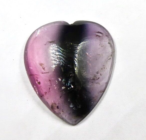 Natural Multi Tourmaline Heart Cabochon 28X25mm 25.35 Ct Loose Gemstone Pendant