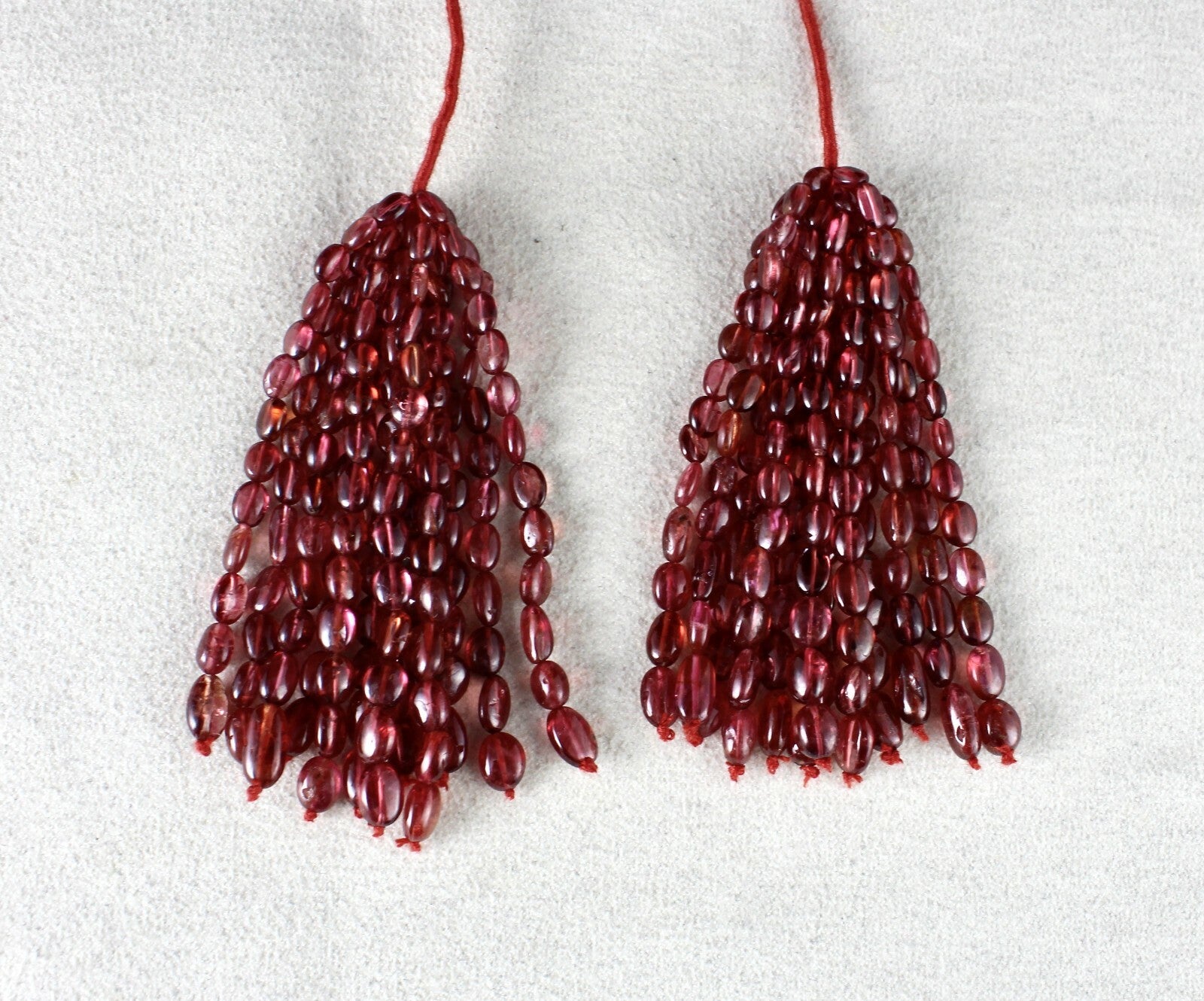 Certified Natural Spinel Beads 154 Ct Tassel Gemstone Earrings For Women