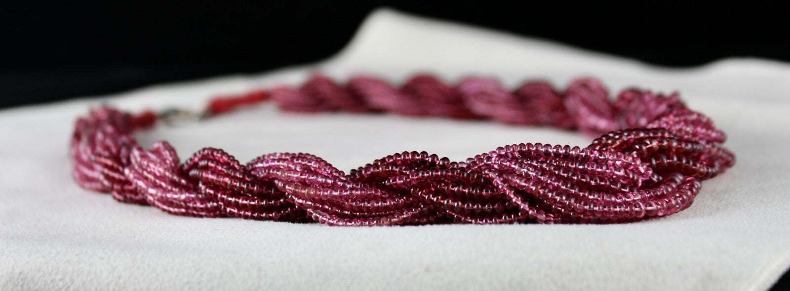 Certified Natural Spinel Beads Round 640 Ct Gemstone Party Necklace 20 L