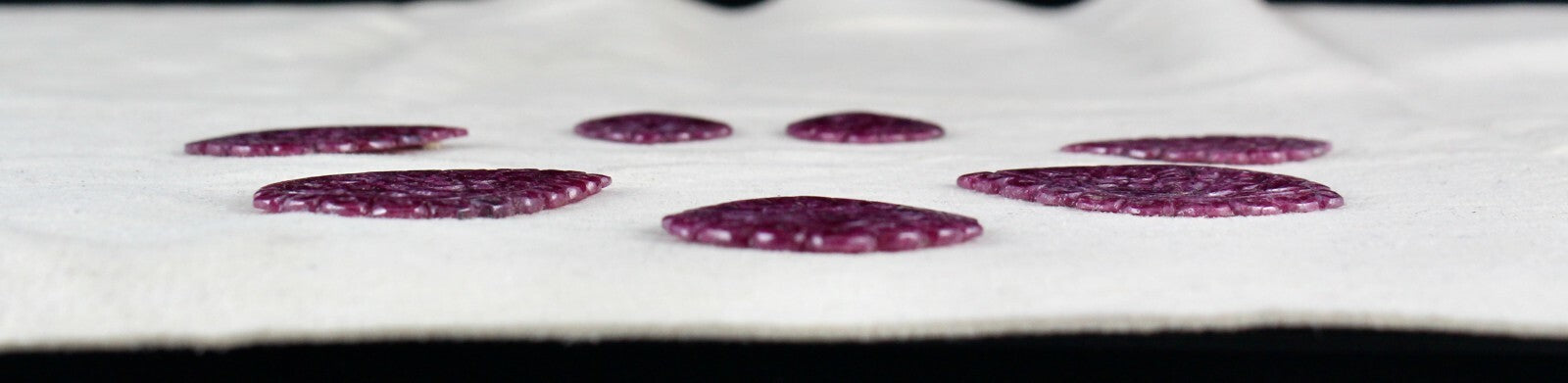 Certified Natural Ruby Set Carved Pear 7 Pcs 109 Ct Untreated Gemstone Design