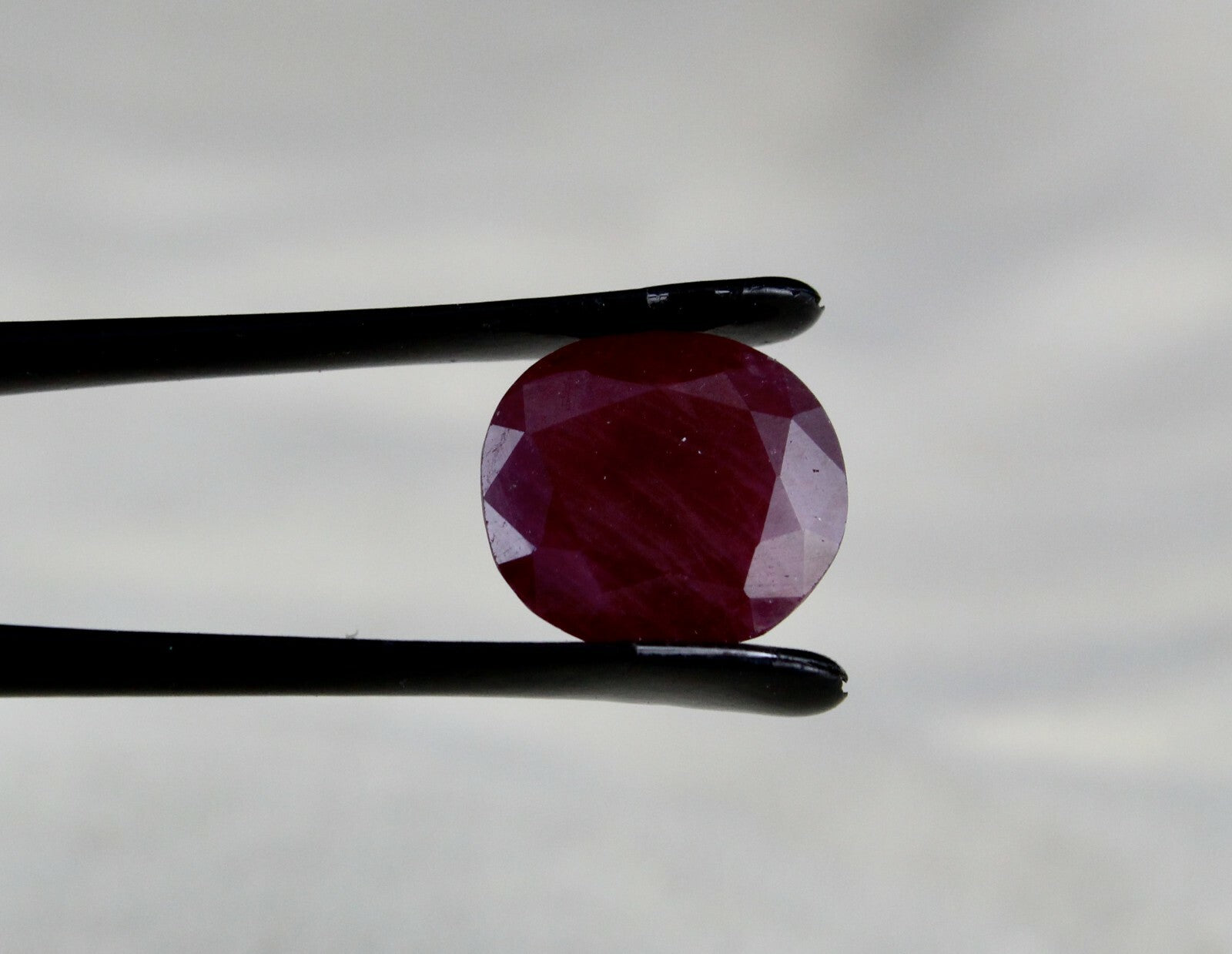 Red Natural Untreated Ruby Oval Cut 6.50ct Gemstone Ring Pendant