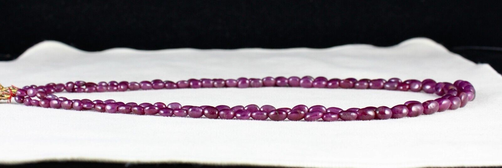 Best Natural Unheated Ruby Beads Long 2 L 212 Ct Red Gemstone Fashion Necklace