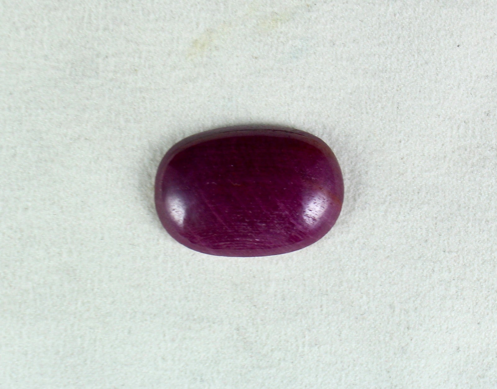 Certified Natural Ruby Oval Cabochon 28x20mm 39.76 Ct Gemstone Pendant Ring