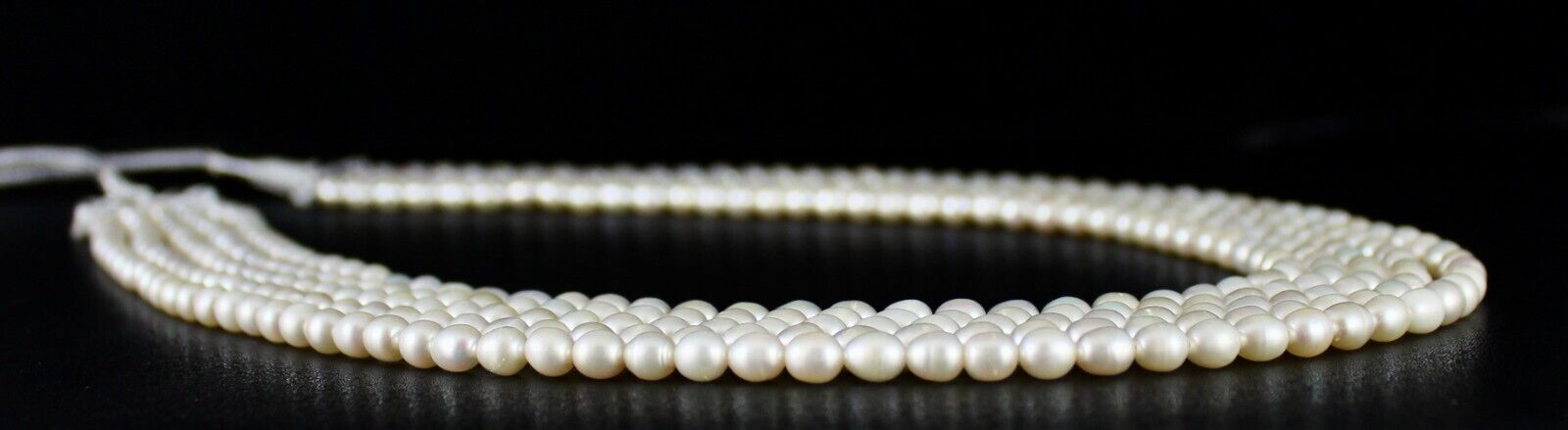 GENUINE FRESH WATER PEARL BEADS LONG 5 L 607 CARATS GEMSTONE FASHION NECKLACE