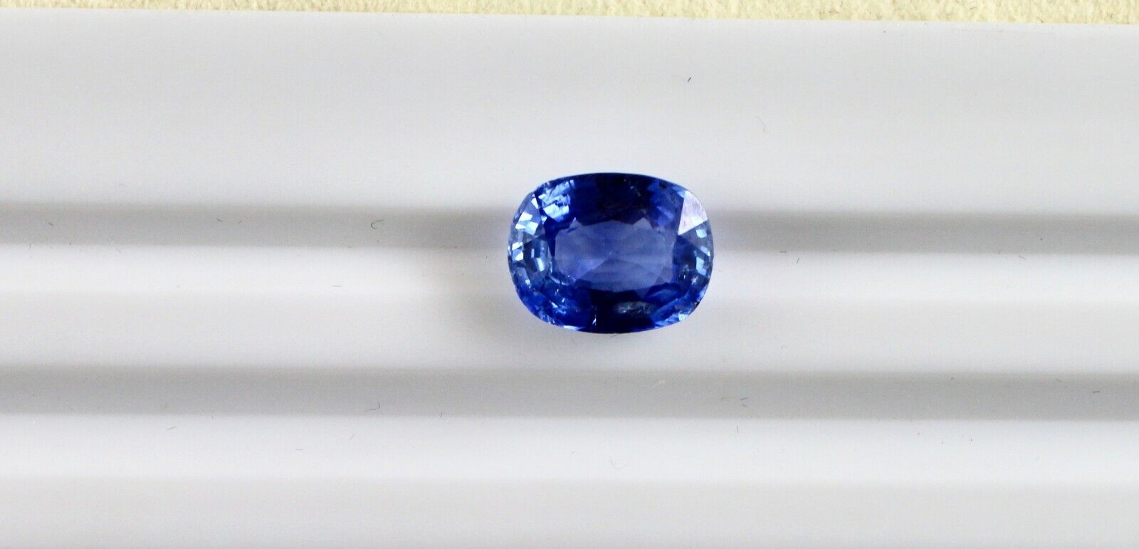 NATURAL UNHEAT BURMA BLUE SAPPHIRE CUSHION CUT 12X9 MM 5.84 CARATS GEMSTONE RING