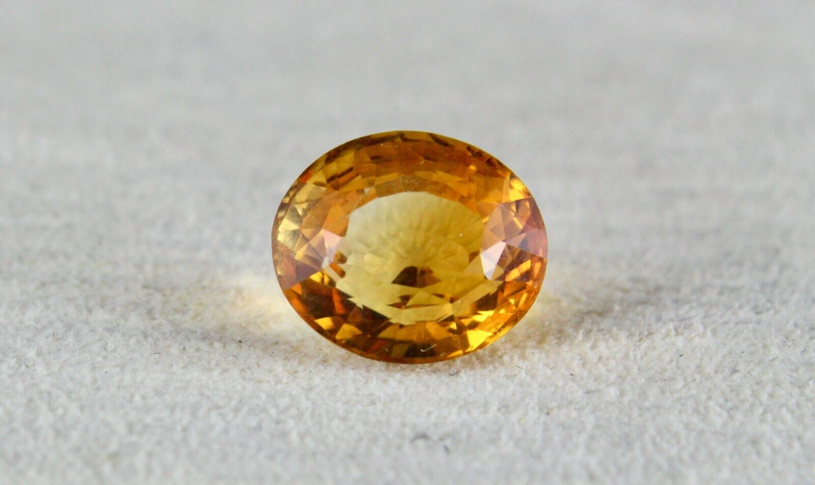 Natural Yellow Citrine Oval Cut 14x12 mm 9.31 Cts Loose Gemstone Ring Pendant