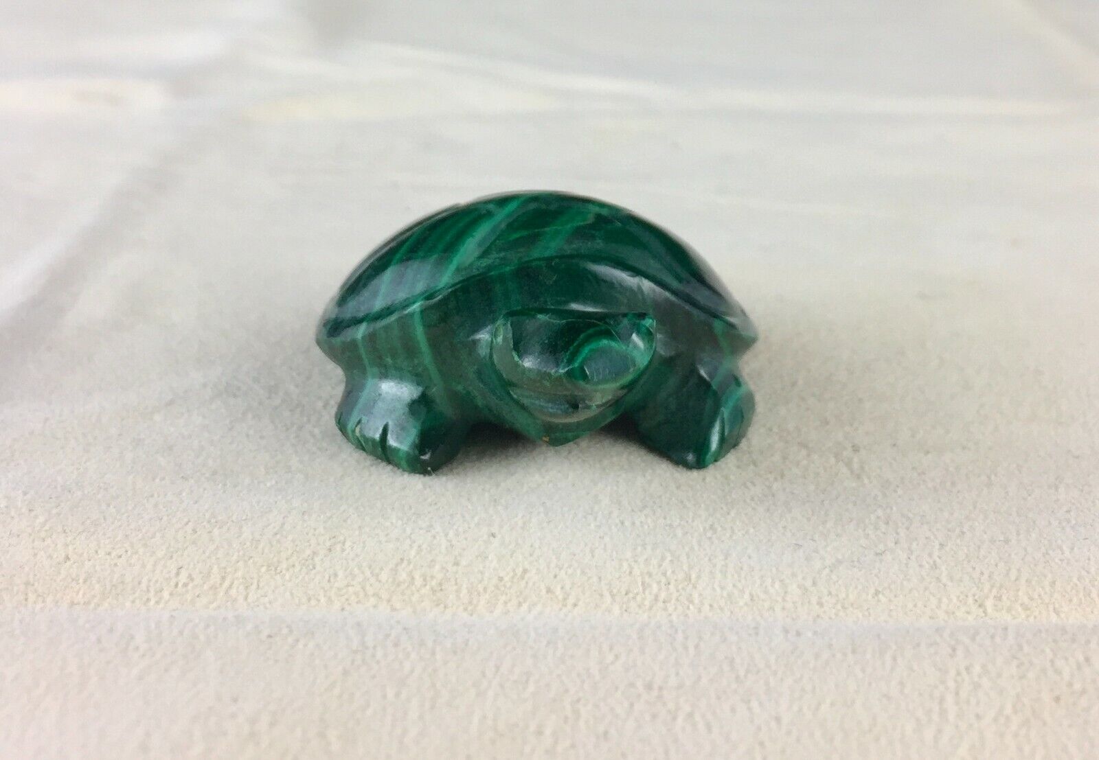 Natural Malachite Carved Tortoise 291 Carats Gemstone Statue Pendant Designing