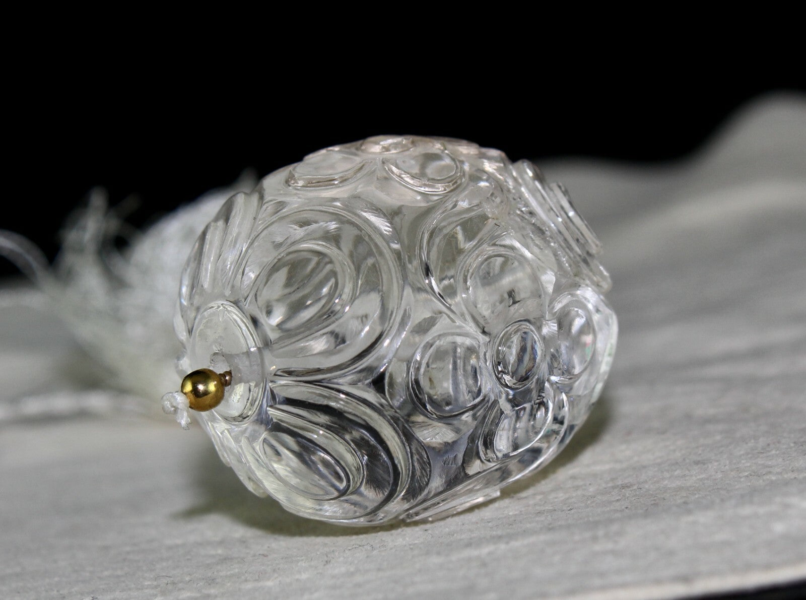 Natural Rock Crystal Quartz 260 Ct Carved Oval Bead Gemstone Set Designing