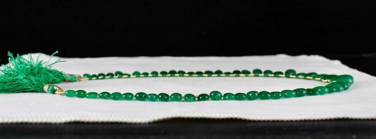 Certified Natural Emerald Teardrop Necklace 103.87 Ct Hanging Gemstone Designing