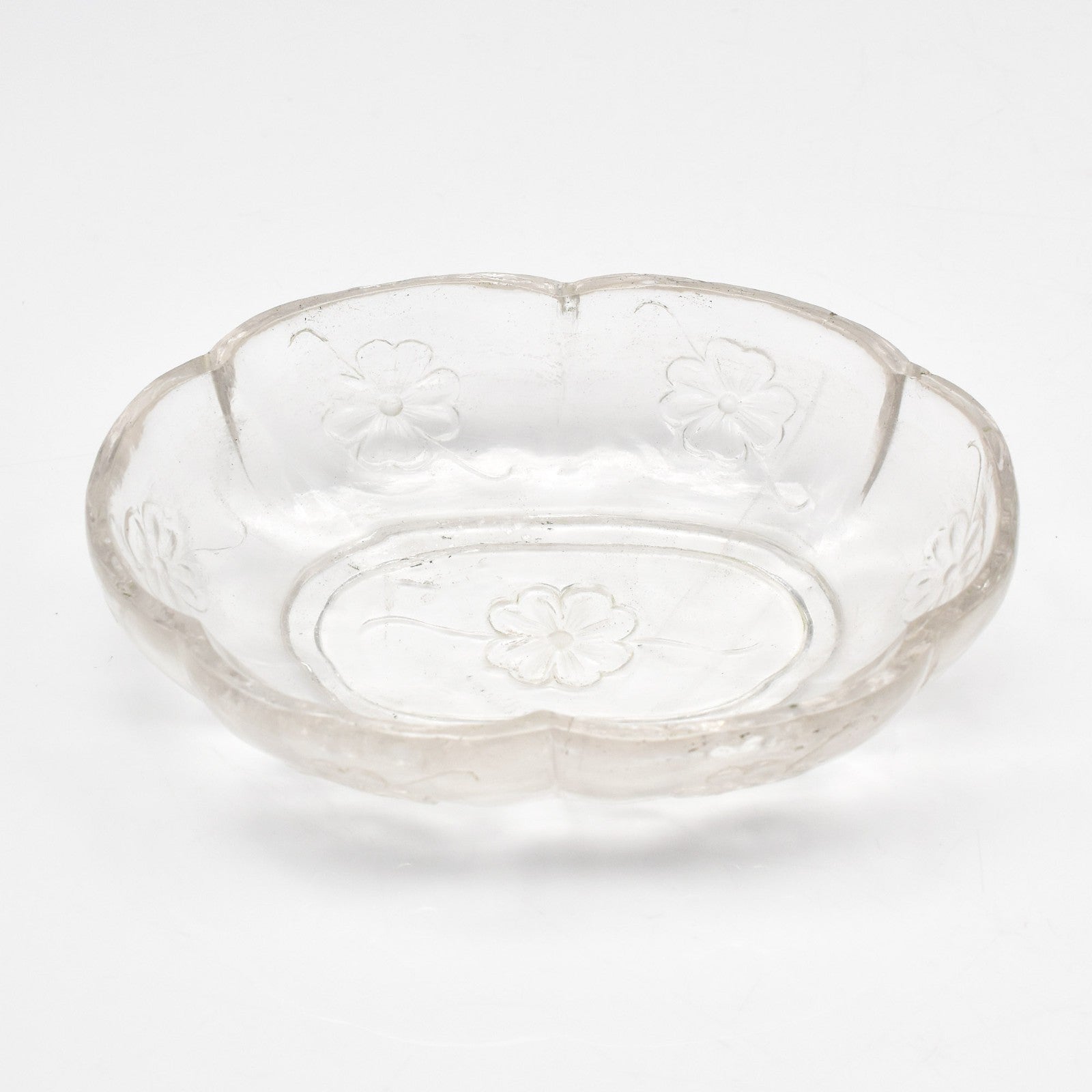 Certified Natural Rock Crystal Quartz 879 Ct Oval Engraved White Gem Bowl Decor