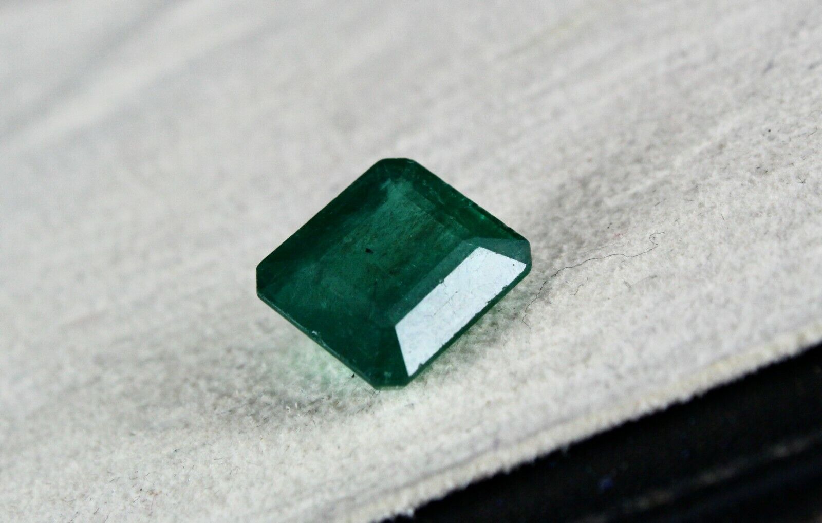 Certified Natural Emerald Octagon Cut 13X11mm 7.71 Carats Gemstone Ring Pendant