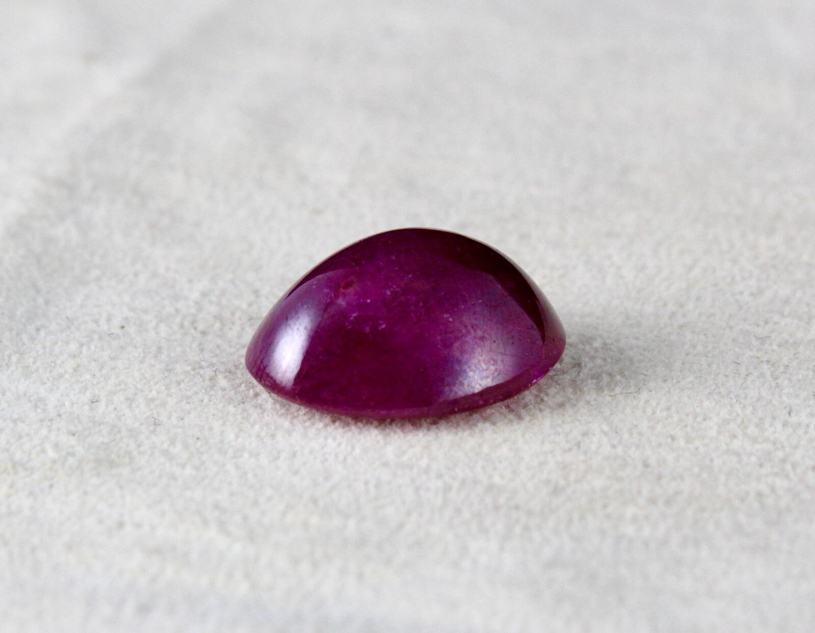 Certified Natural Ruby Oval Cabochon 22.91ct Sterling Silver Gemstone Pendant