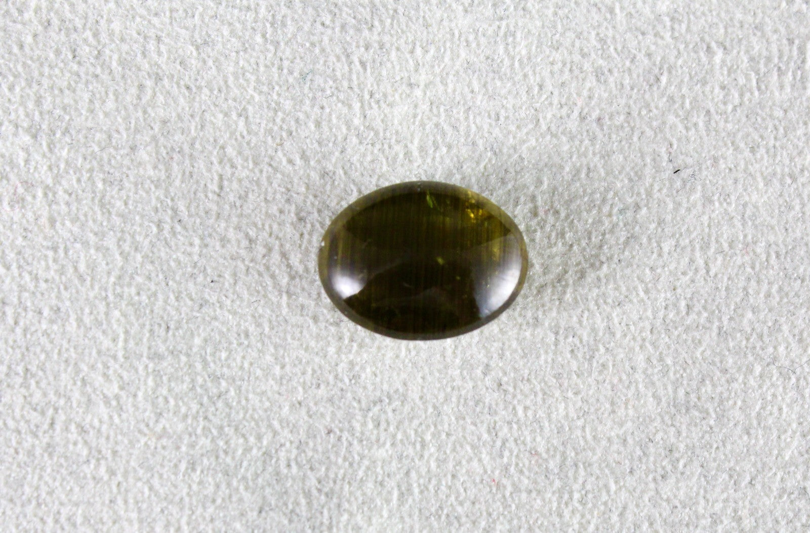 Certified Natural Cats Eye Apatite 11.78 Ct 15x12mm Green Gemstone For Pendant