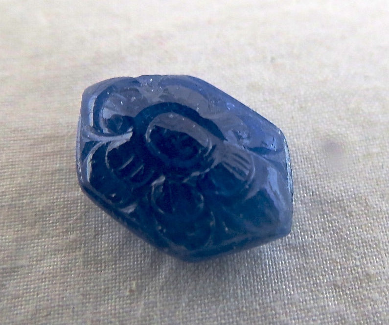 Certified Burma Blue Sapphire 18x12mm 12.35 Ct Ring Pendant Sterling Silver