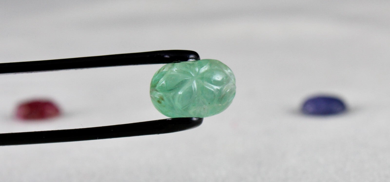 Certified Natural Emerald Ruby Sapphire 10.86 Ct 3 Stone Ring Sterling Silver