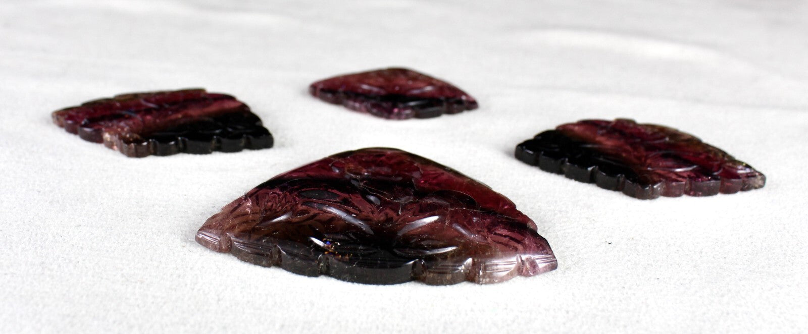 Certified Natural Multi Tourmaline 303.50 Ct Gemstone Earring Pendant Set