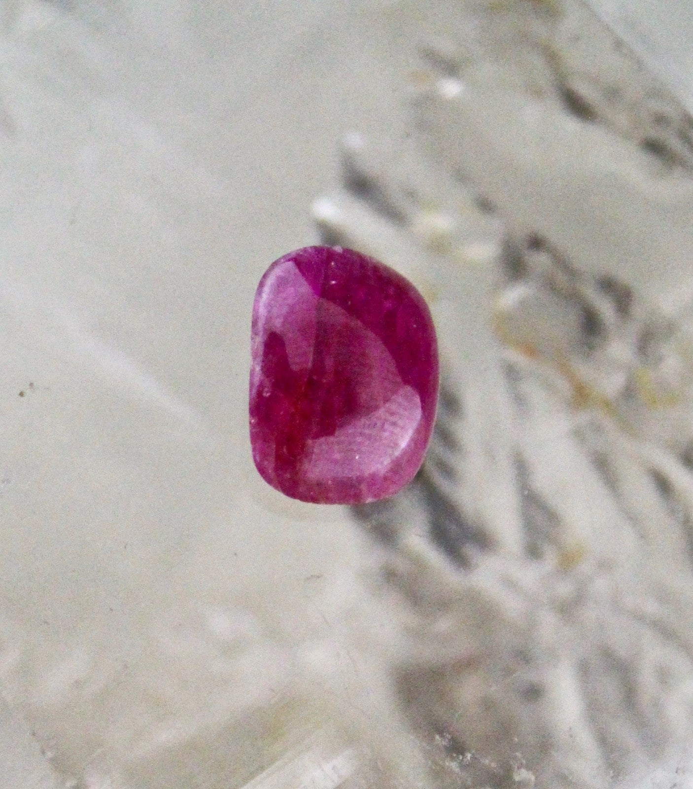 Certified Natural Burma Ruby 8.56 Ct Rectangle Cabochon Gemstone Ring Pendant