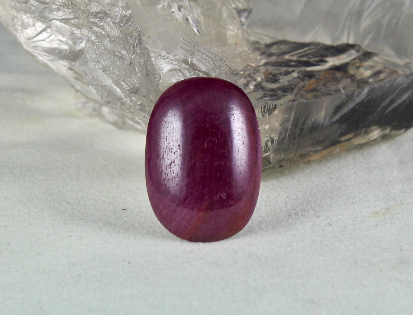 Certified Natural Ruby Oval Cabochon 28x20mm 39.76 Ct Gemstone Pendant Ring