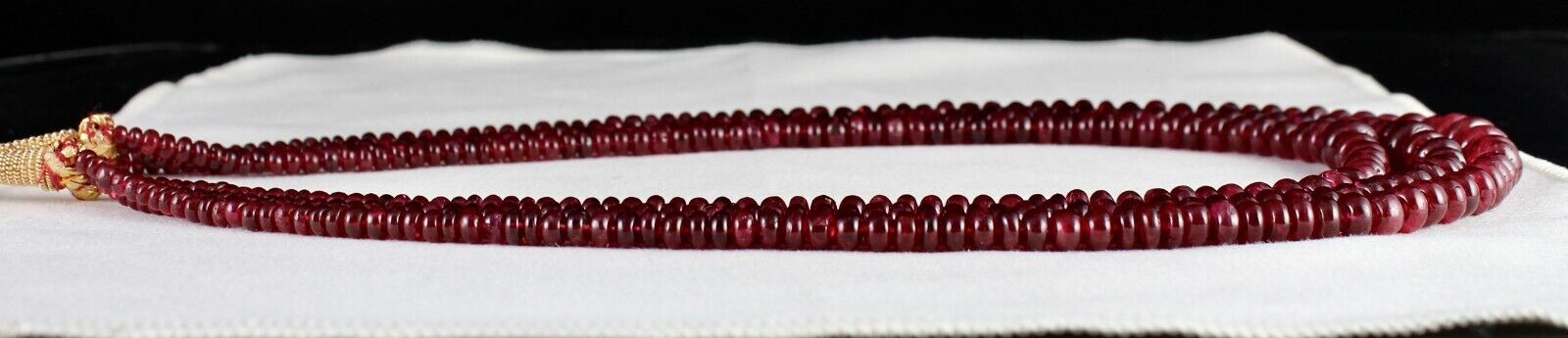 Natural Certified Spinel Beads Round 3 L 525 Ct Fine Gemstone Important Necklace