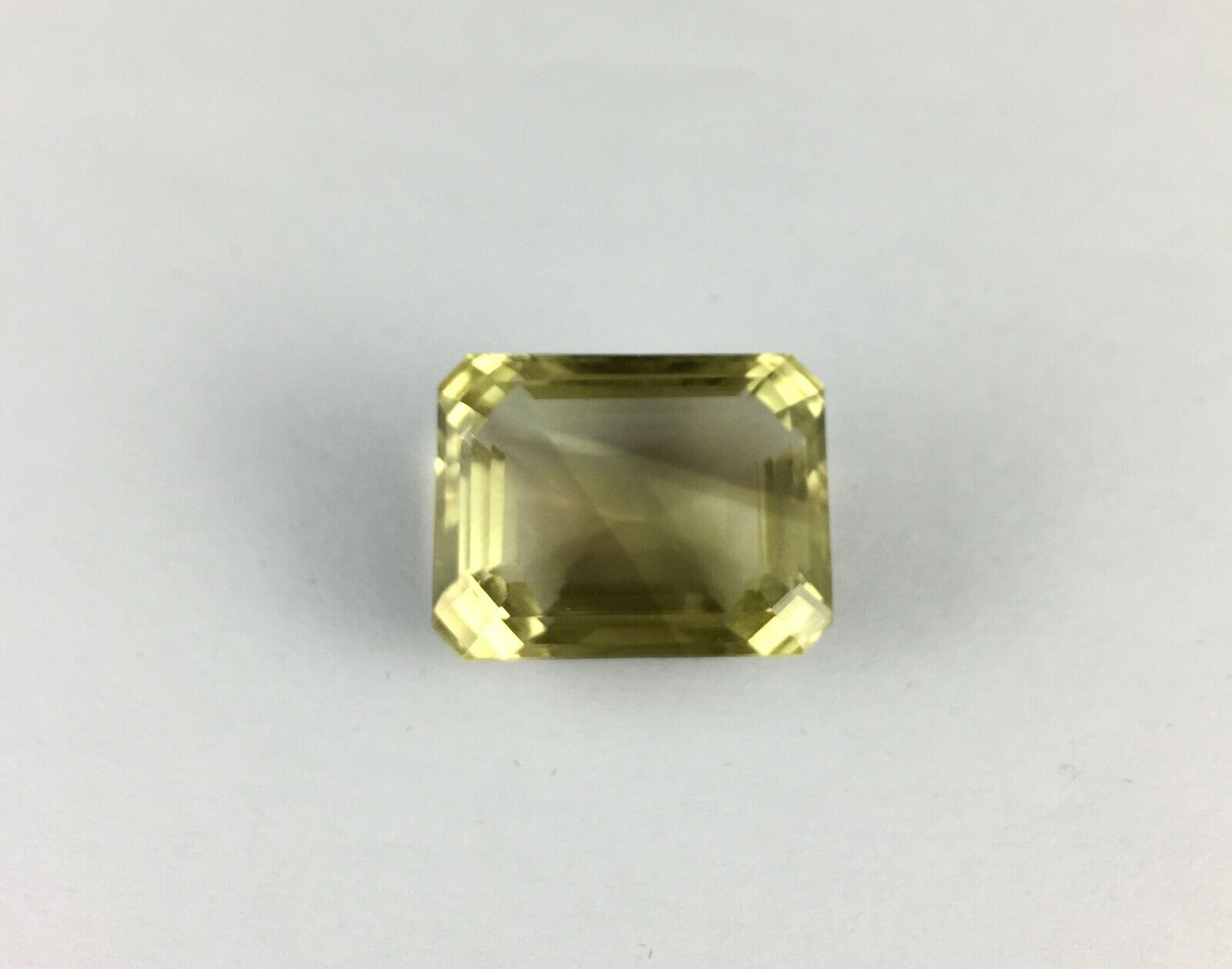 Natural Lemon Smoky Quartz Octagon Cut 22x17 mm 38.10 Cts Big Gemstone Pendant