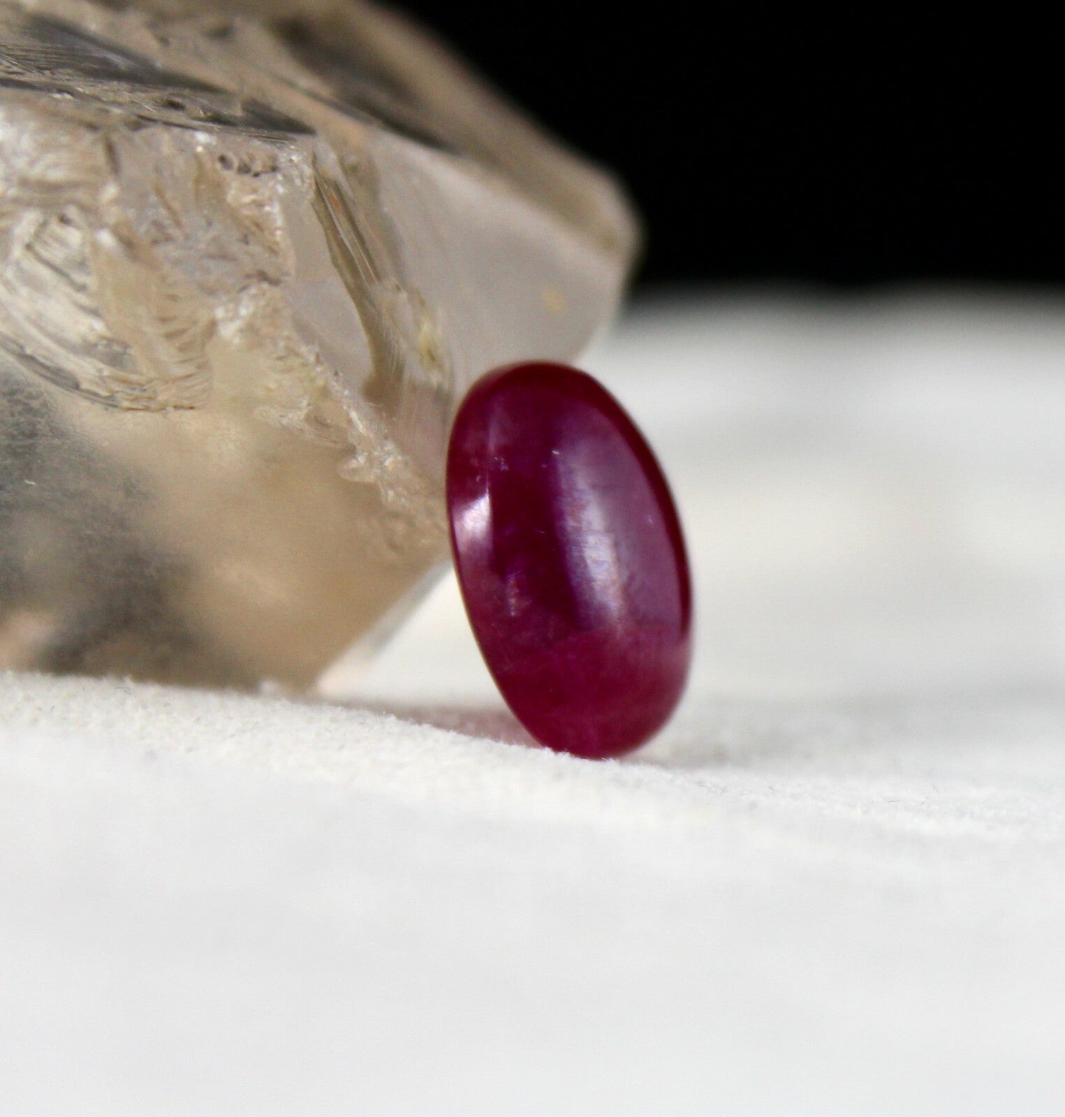 Certified Natural Untreat Burmese Ruby 10.56ct Oval Cabochon Loose Stone Ring