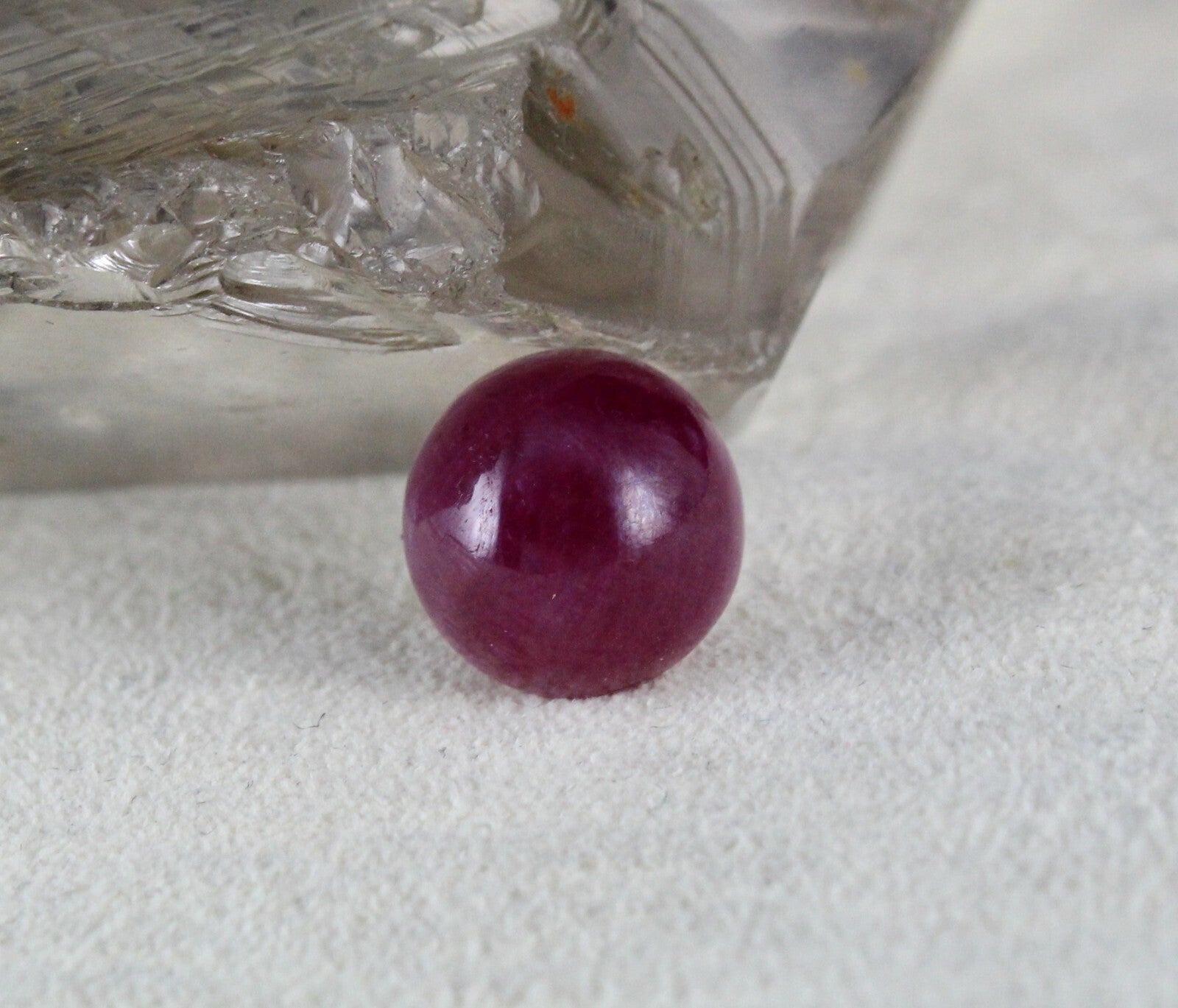 Certified Natural Ruby Round Cabochon 10.87 Ct Gem Ring Pendant Design