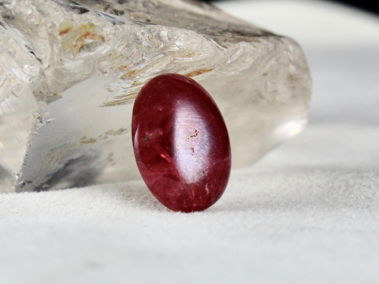 Certified Natural Red Spinel Cabochon 18x13mm 16.12ct Gem Ring Pendant