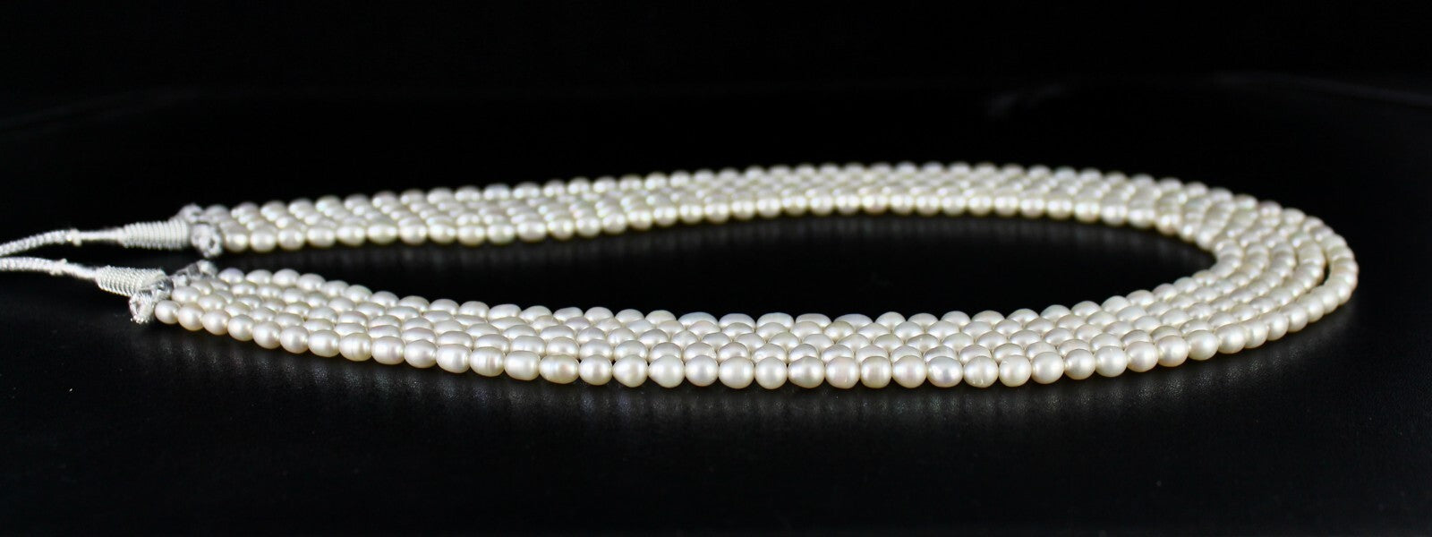 Genuine Fresh Water Pearl Beads Long 607ct Gemstone Fashion Necklace