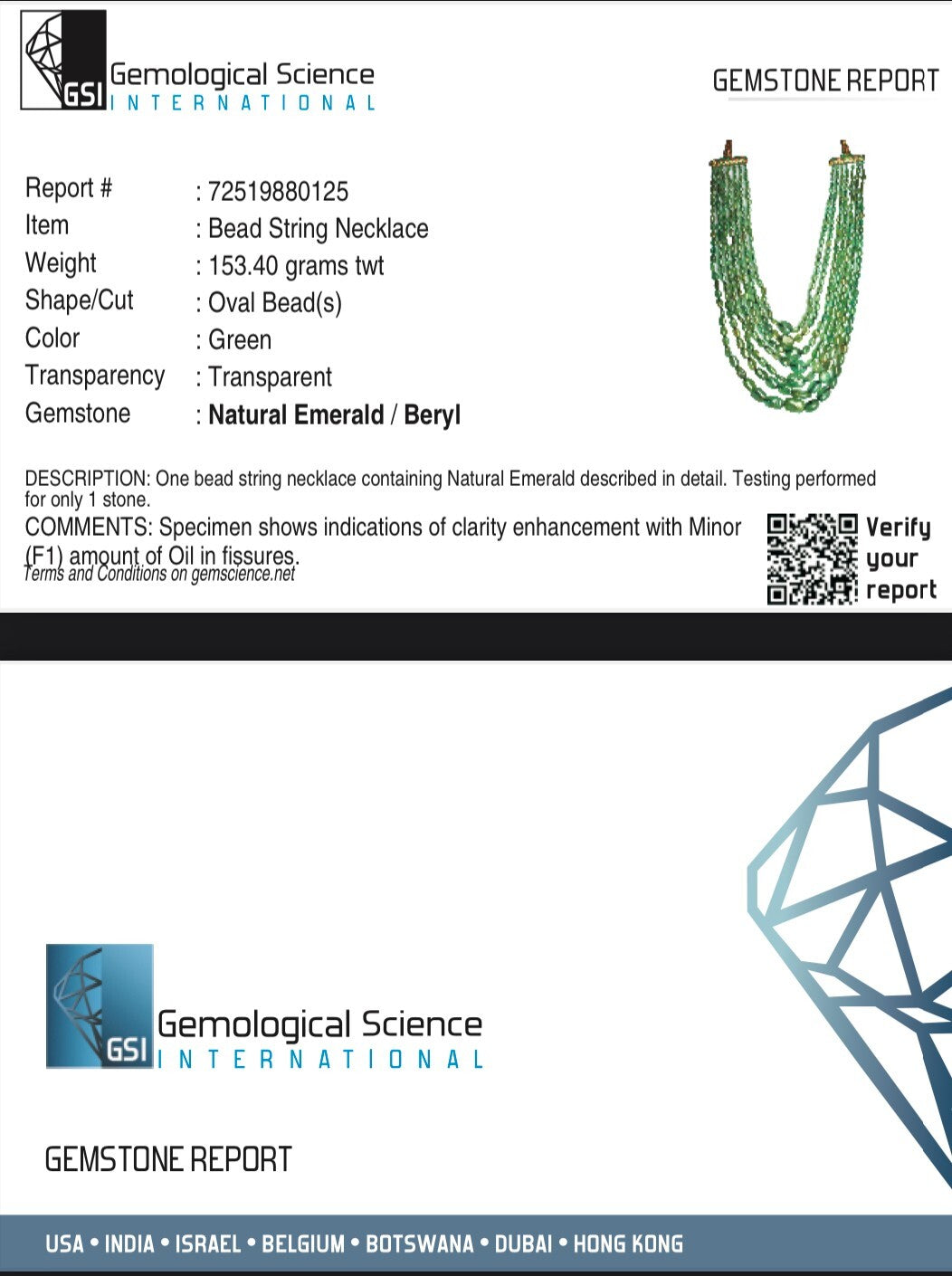 Certified Vintage Natural Emerald Beads 735 Ct Cabochon Old Gemstone Necklace