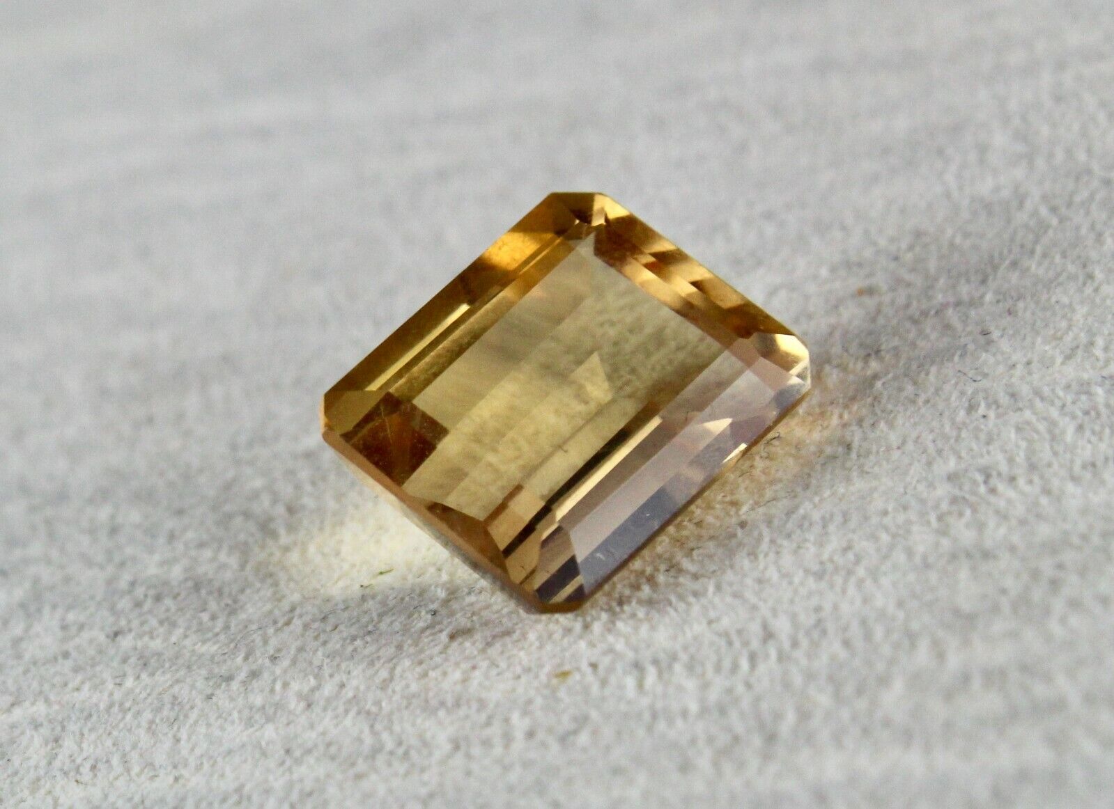 Natural Yellow Citrine Octagon Cut 17x13mm 14.50 Cts Loose Gemstone Ring Pendant