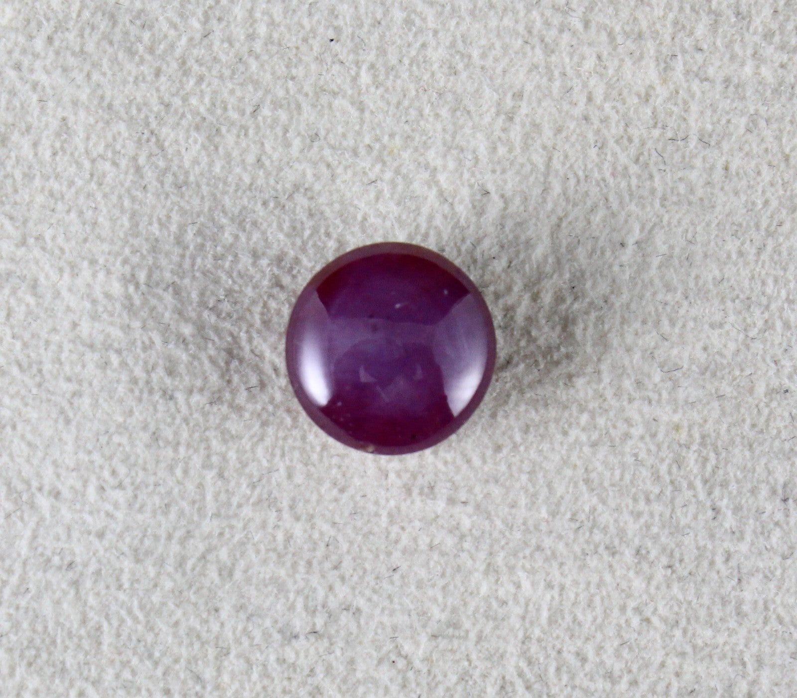 Certified Natural 6 Line Star Ruby 6.35 Ct Round Cabochon Gemstone Ring Pendant