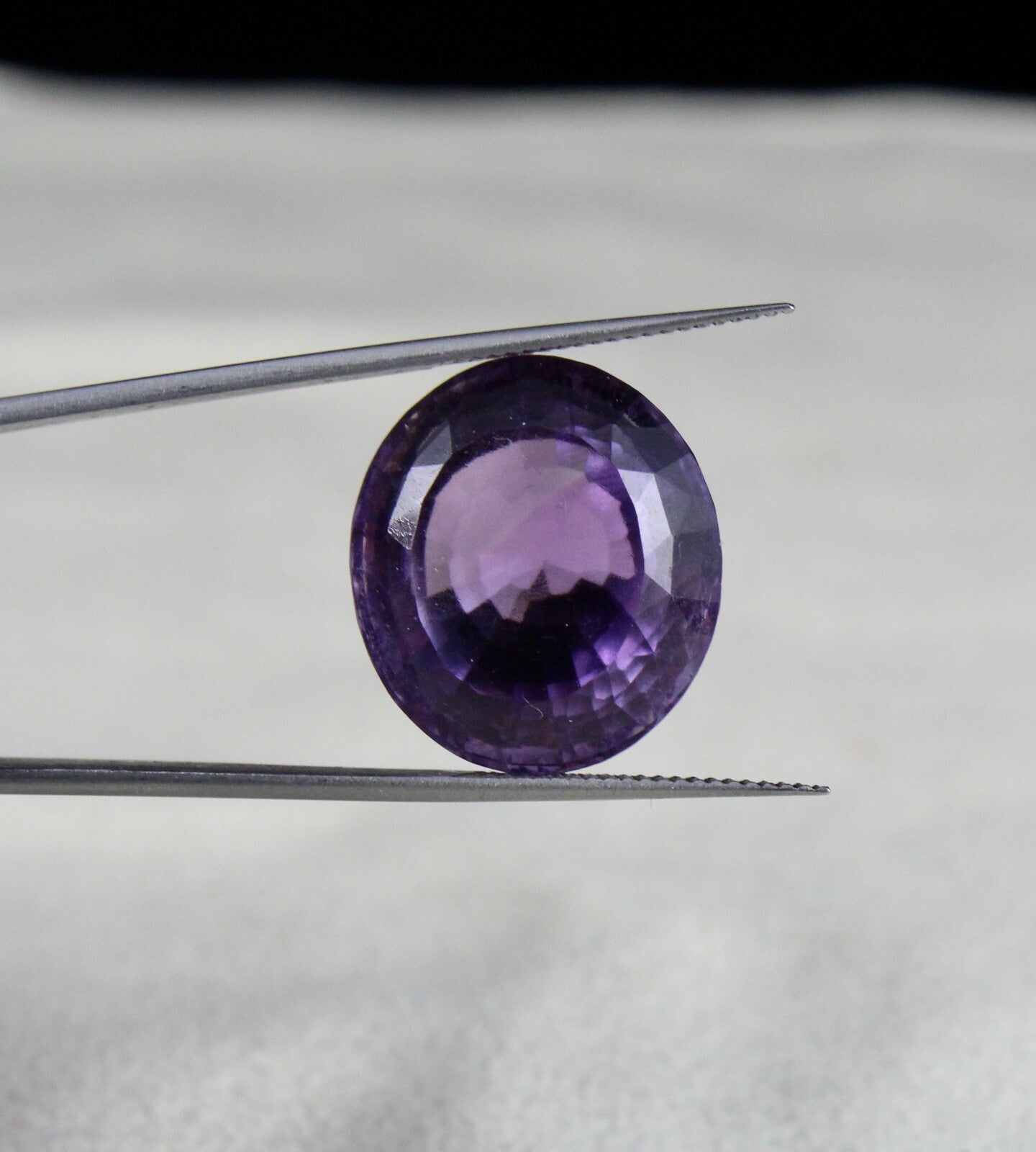 Natural Amethyst Oval Cut 25.65 Ct Gemstone Ring Pendant 20x18 Mm
