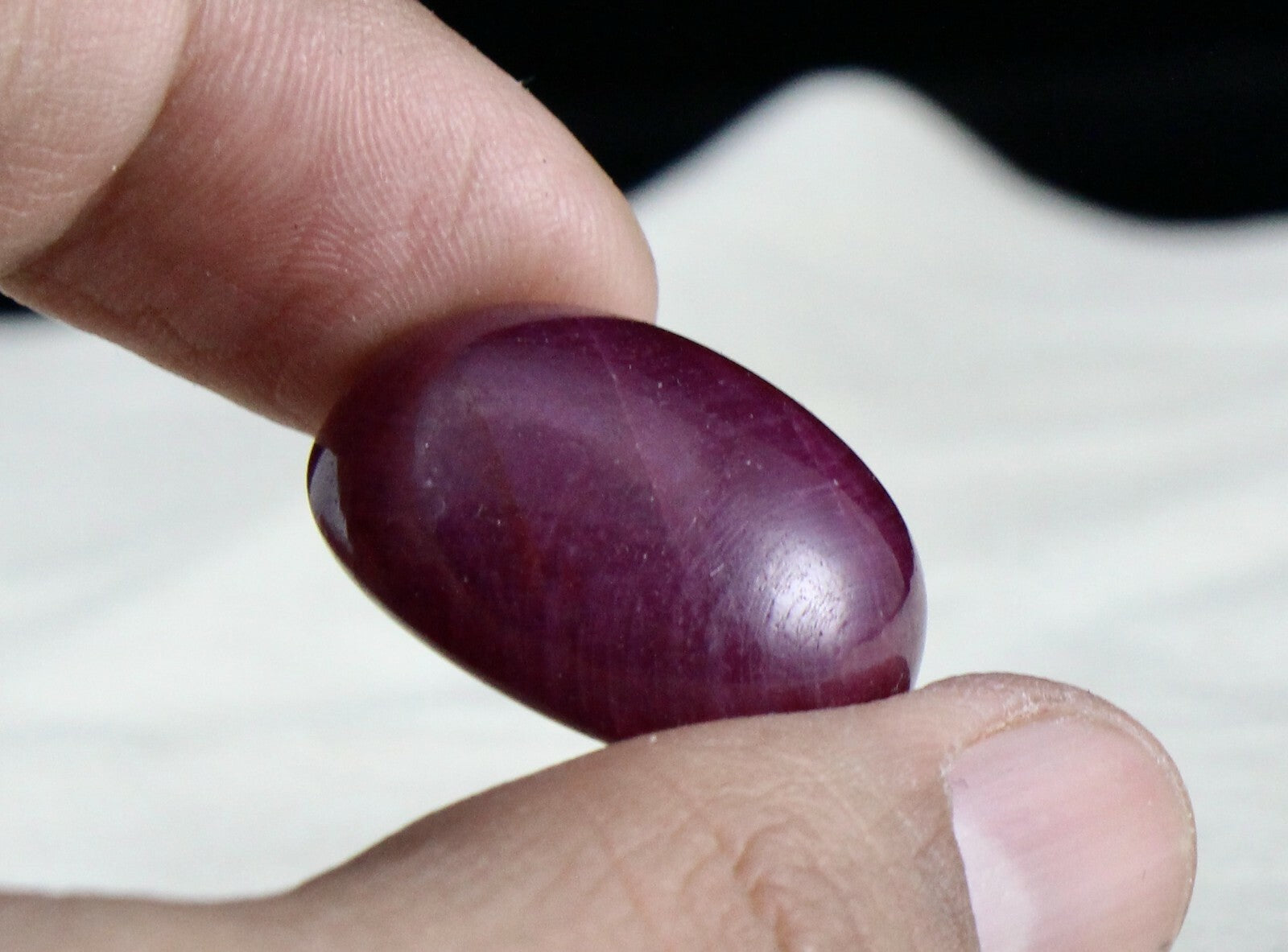 Certified Natural Ruby Oval Cabochon 76.77ct Untreated Gemstone Ring Pendant