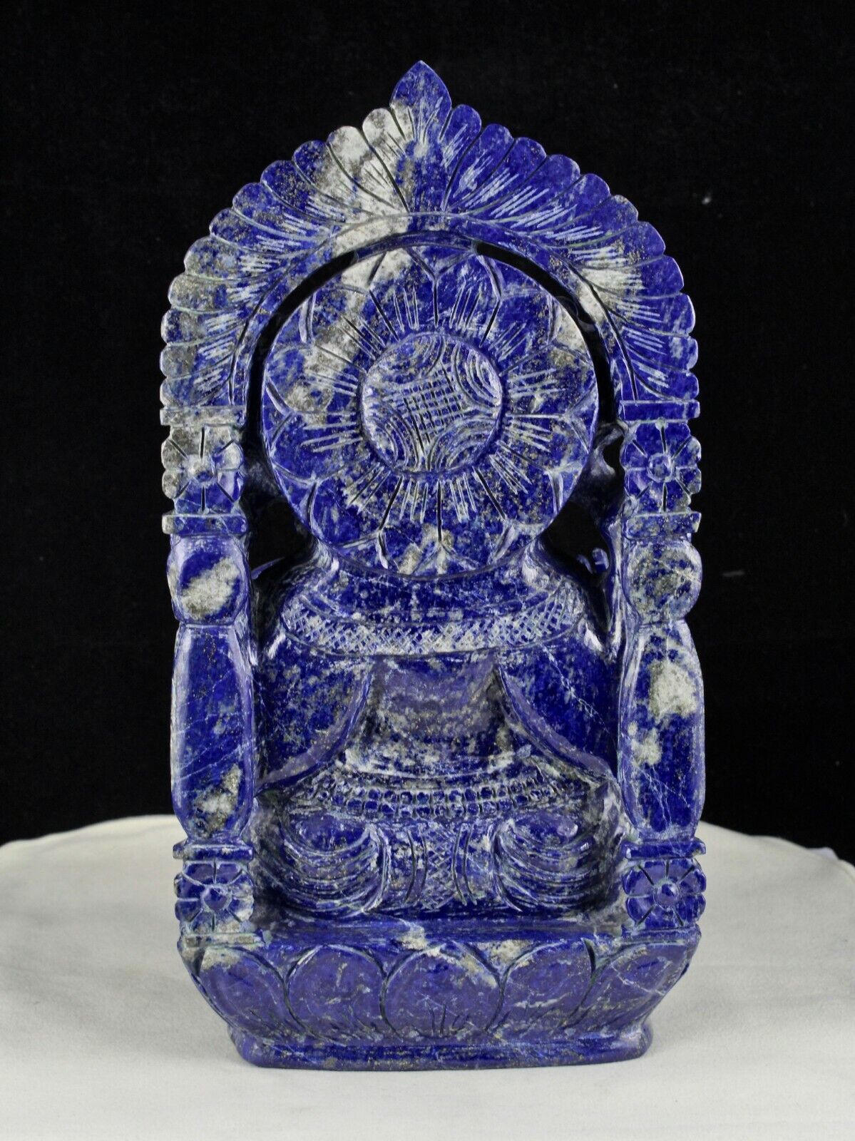 BIG NATURAL LAPIS LAZULI 21000 CARATS 10 INCH LORD GANESHA STATUE FOR HOME DECOR