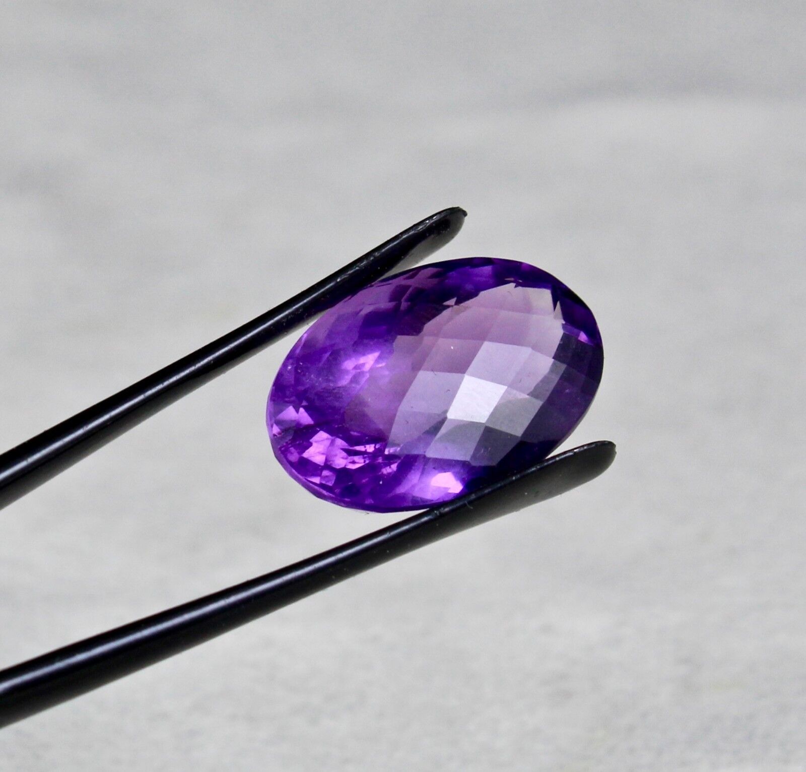  TOP QUALITY NATURAL AMETHYST OVAL CUT 24.93 CTS GEMSTONE FOR PENDANT RING